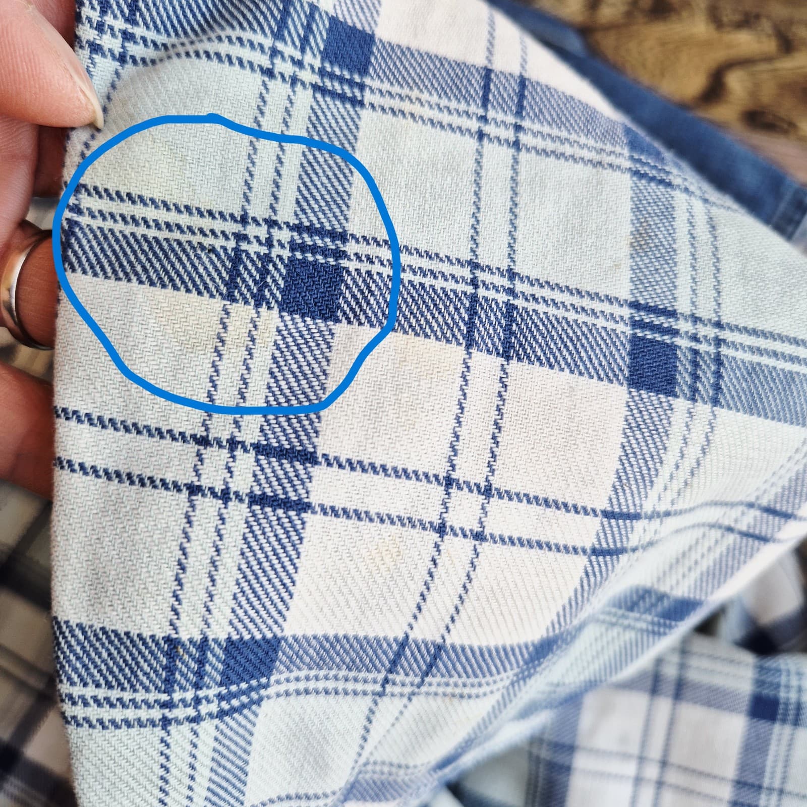 Vintage Guess Made In USA Denim Plaid Western Cropped Jacket Zip-Up Pocket Sz.L - Thumbnail 12