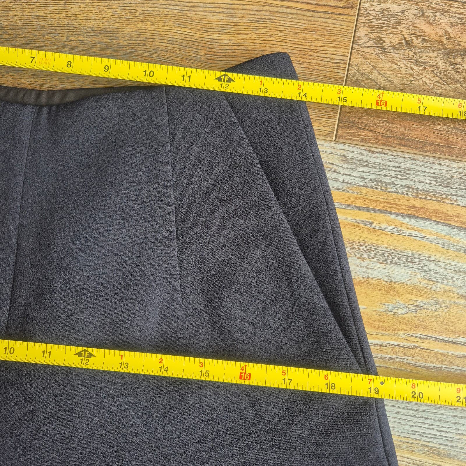 Kaarem Sua Tapered Trouser High Waist Relaxed Fit Cropped Pocket Zip Black Sz.XS - Thumbnail 15