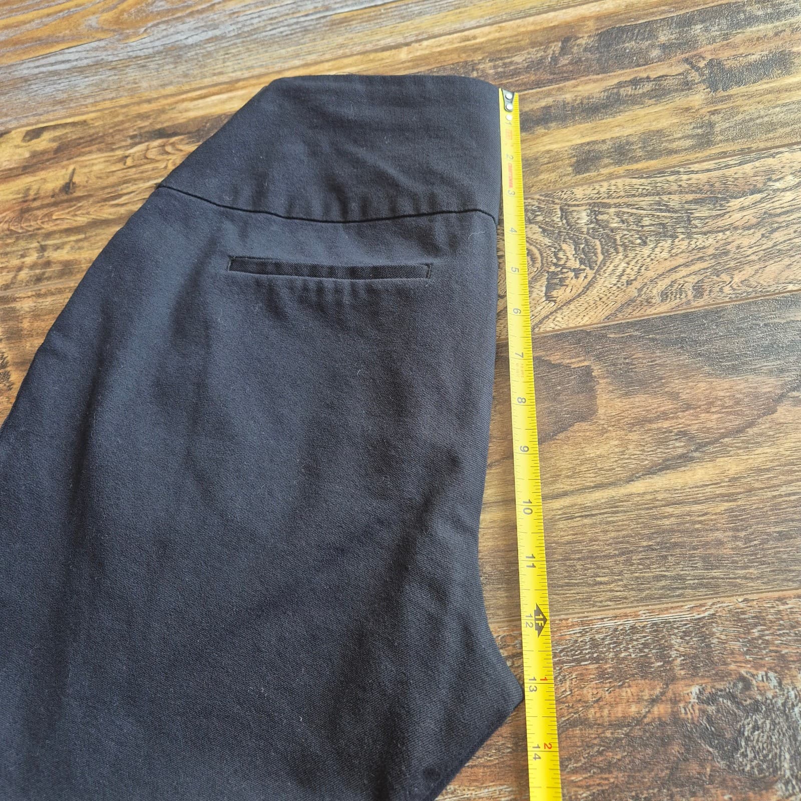 SPANX Tummy Control Ankle-Zip Pull-On Skinny Pants Stretch Black Ponte Women's S - Thumbnail 13