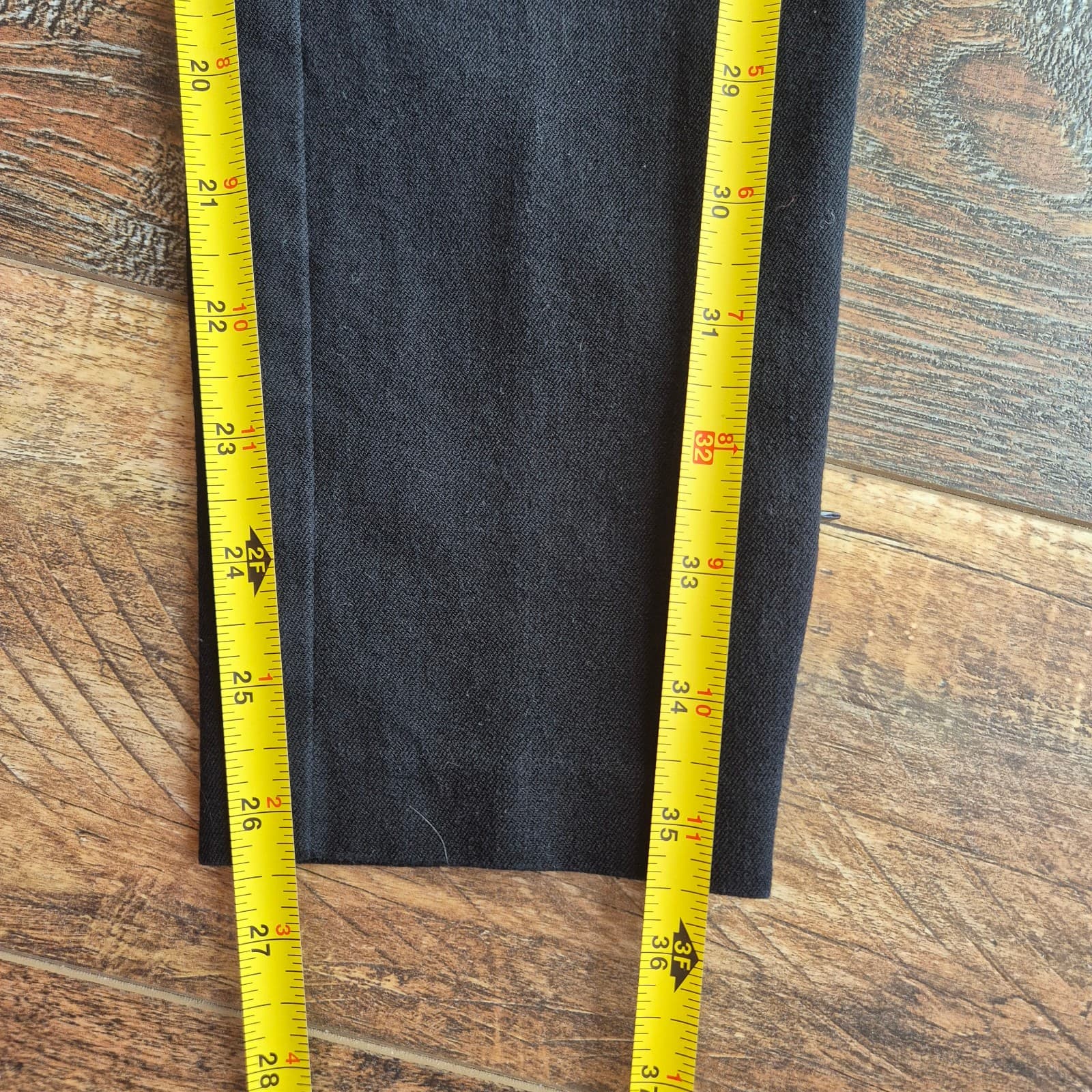 SPANX Tummy Control Ankle-Zip Pull-On Skinny Pants Stretch Black Ponte Women's S - Thumbnail 12