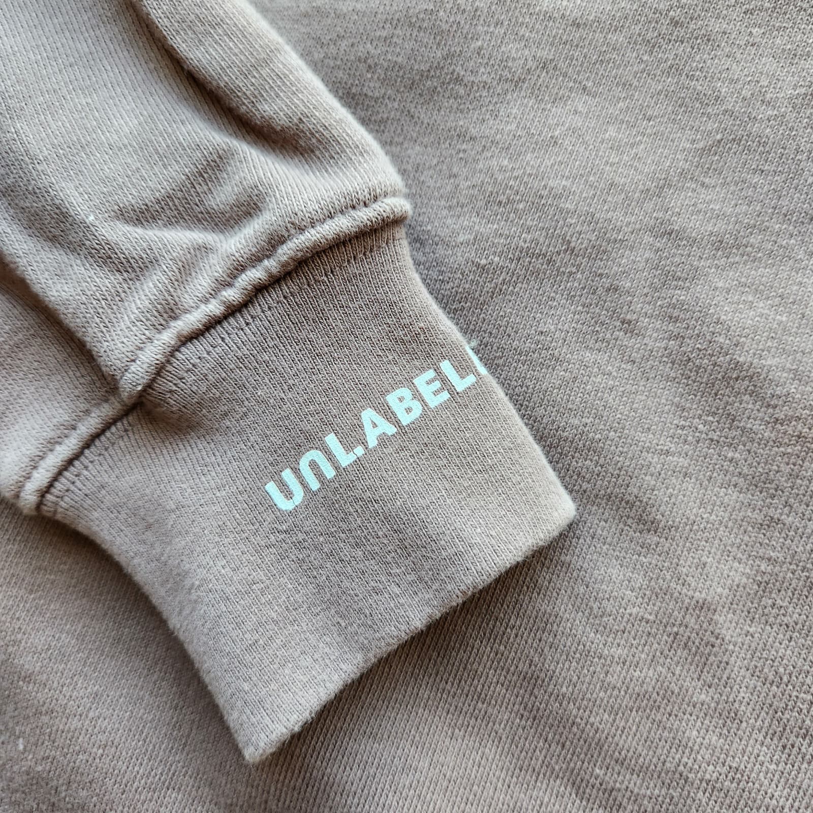 Unlabeled French Terry Pigment Wash Sweatshirt Crew Cotton Blend Mauve Unisex M - Thumbnail 8