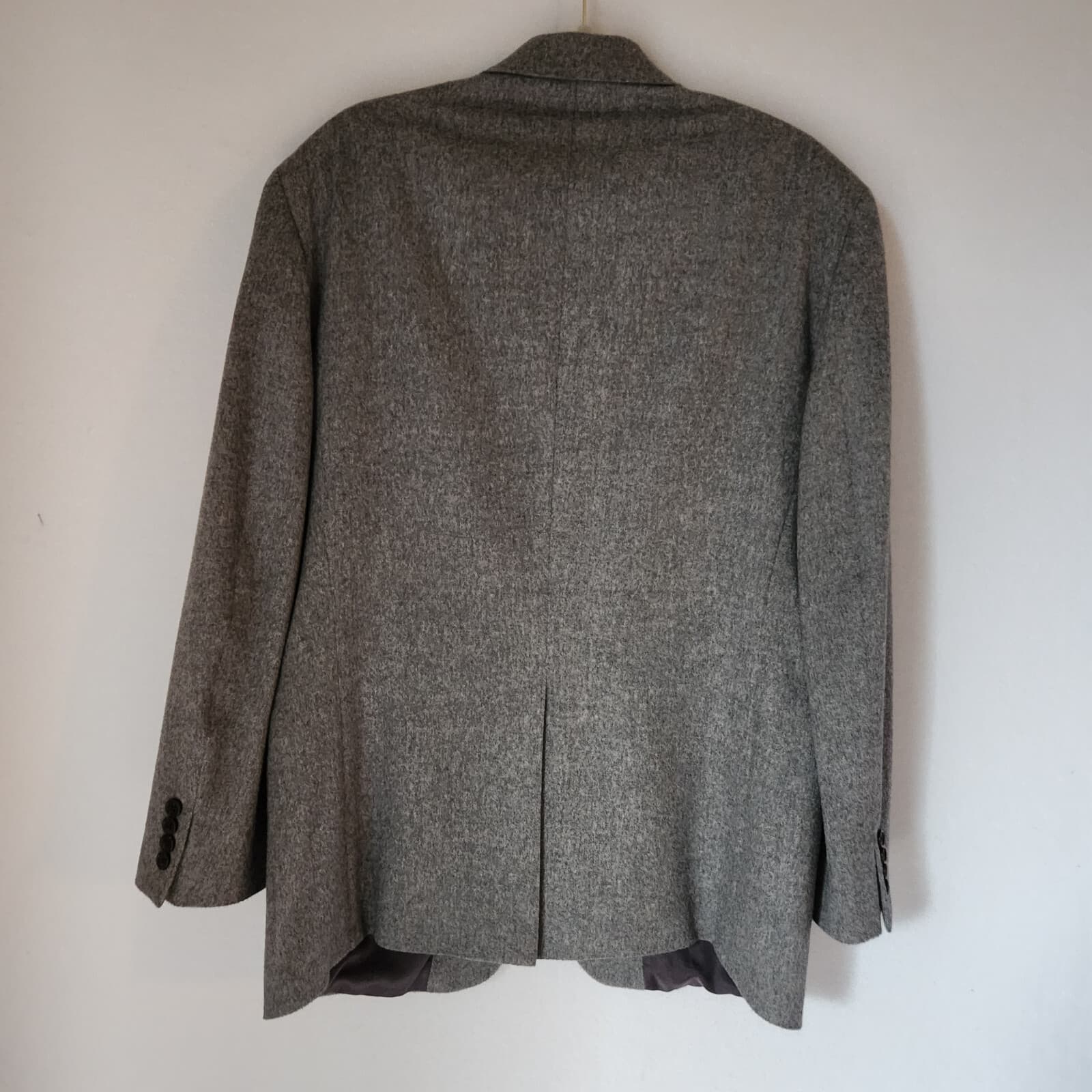 Lauren Ralph Lauren 100% Camel Hair Sport Coat Blazer 2-Button Grey Men's 42R - Thumbnail 2