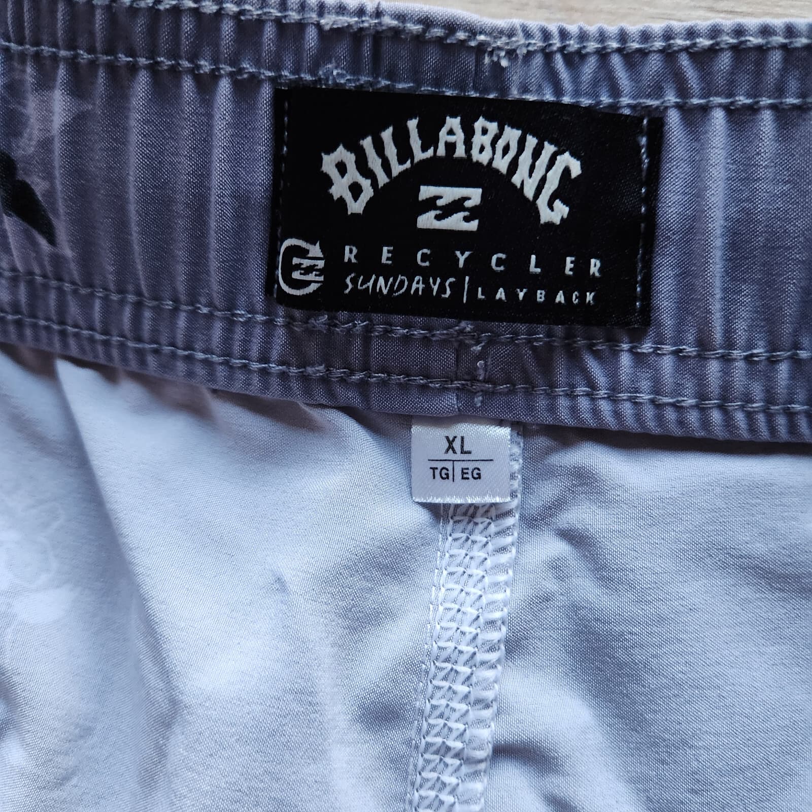 NWT Billabong Sundays Layback 17" Boardshorts Pocket Dusty Grape Men's XL $70 - Thumbnail 8