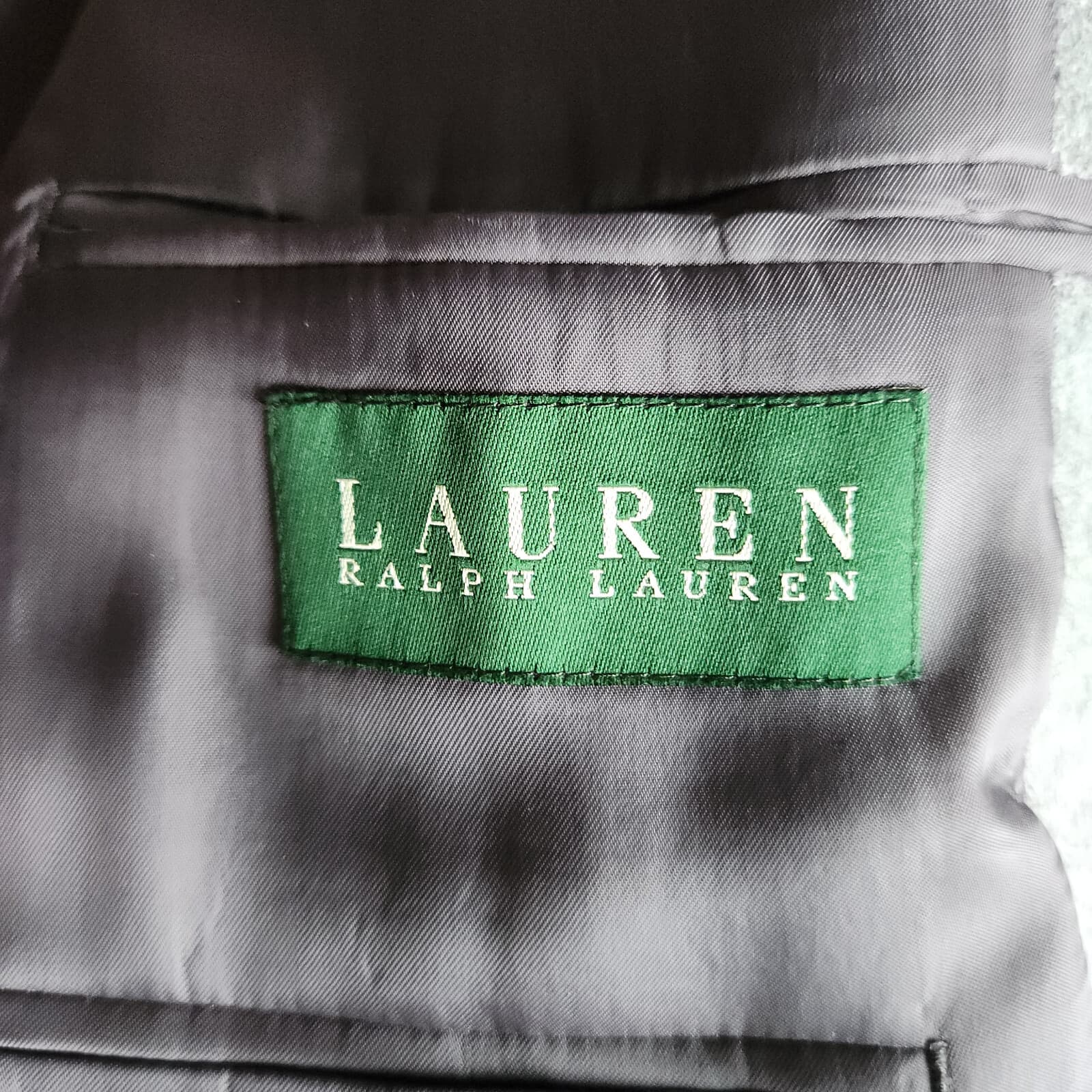 Lauren Ralph Lauren 100% Camel Hair Sport Coat Blazer 2-Button Grey Men's 42R - Thumbnail 7