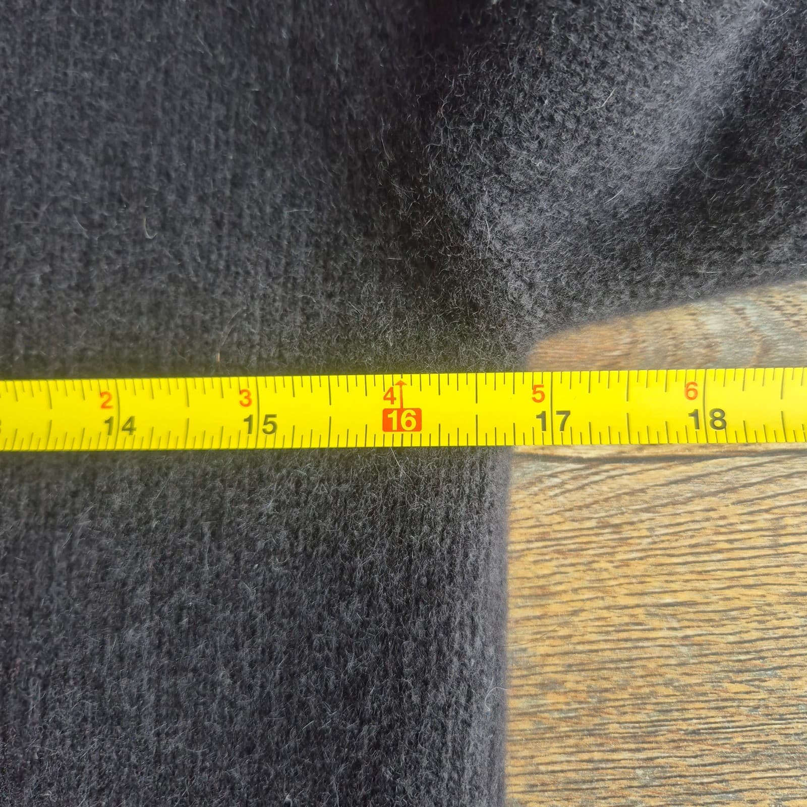 Vintage Y2K Lauren Ralph Lauren Merino Angora Cashmere Roll Neck Sweater Black M - Thumbnail 13