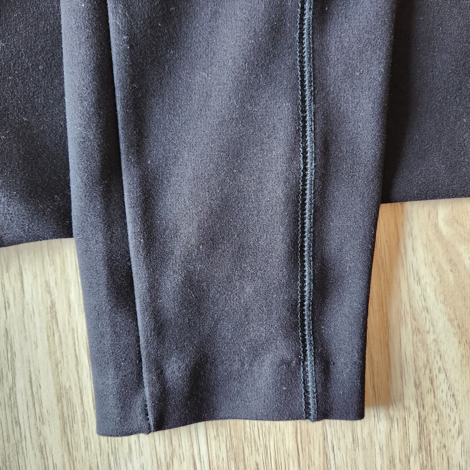 EUC J.Crew Pixie Skinny Stretch Ponte Ankle Pants High Rise Zip Black Women XS - Thumbnail 5