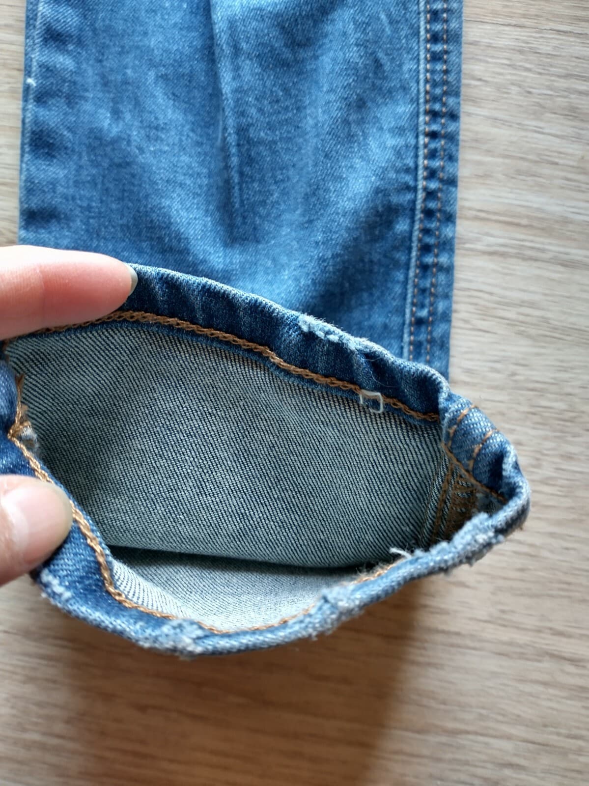 Aeropostale Aero Denim Overalls Distressed Skinny Button Down Blue Women Sz.6 - Thumbnail 8