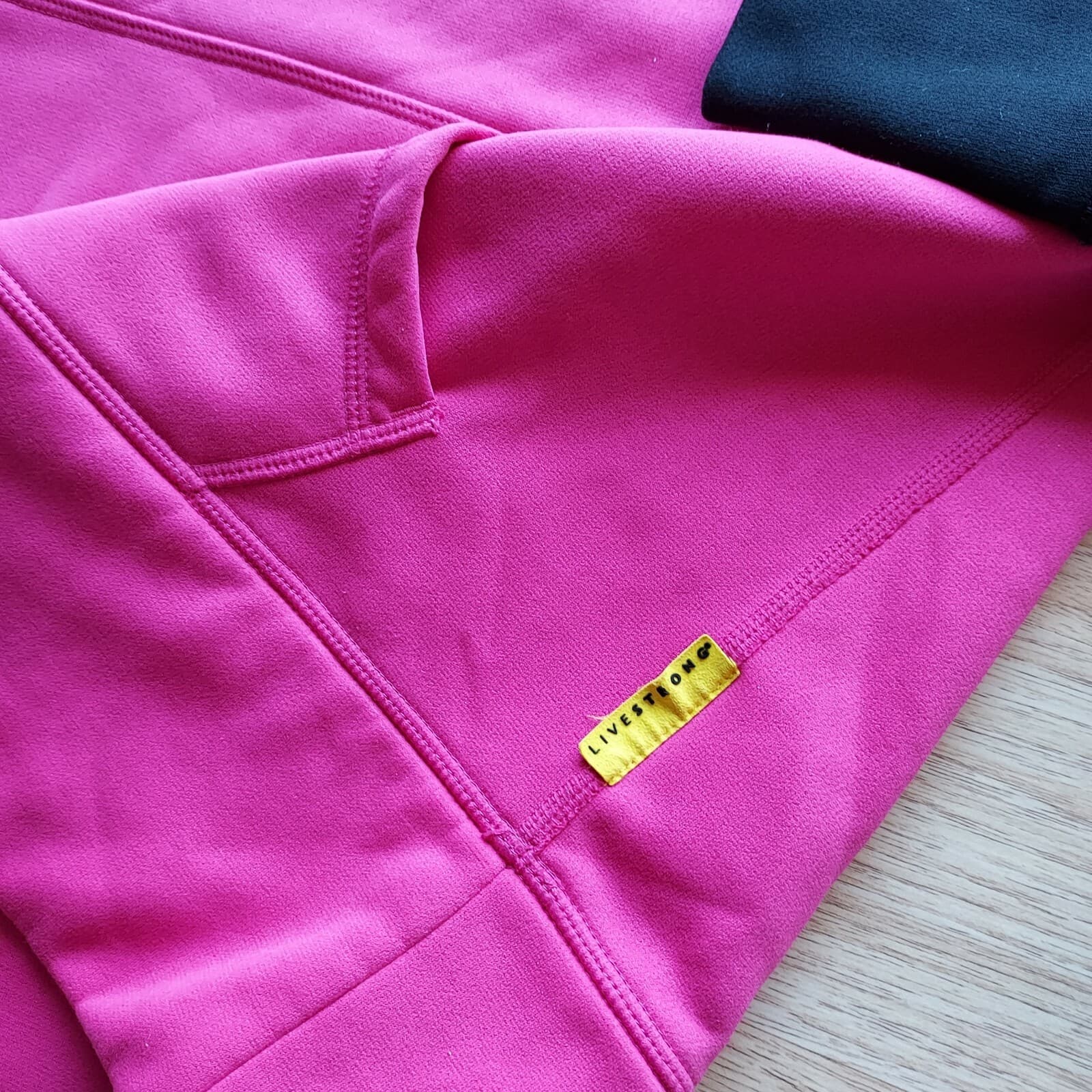 Nike Therma-Fit Fleece Lined Hooded Sweatshirt Graphic Pink-Black Women Sz.L - Thumbnail 6