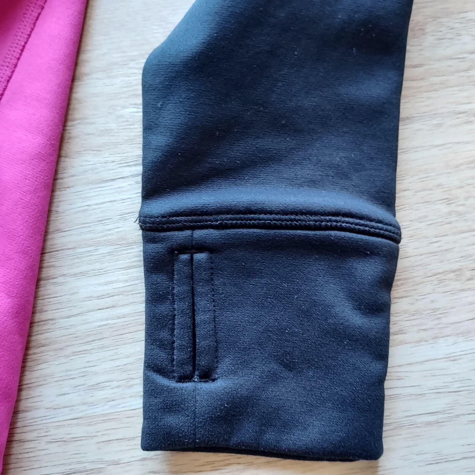 Nike Therma-Fit Fleece Lined Hooded Sweatshirt Graphic Pink-Black Women Sz.L - Thumbnail 7