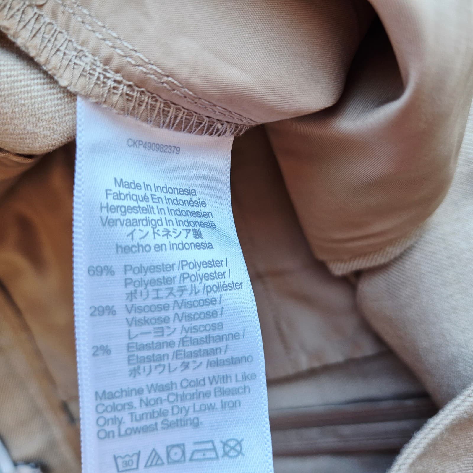 NWoT Madewell The Harlow Superwide-Leg Front Pleat Trouser Pocket Zip Beige Sz.4 - Thumbnail 11