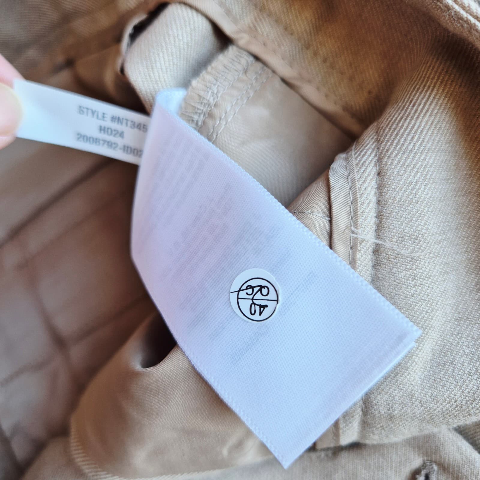 NWoT Madewell The Harlow Superwide-Leg Front Pleat Trouser Pocket Zip Beige Sz.4 - Thumbnail 12