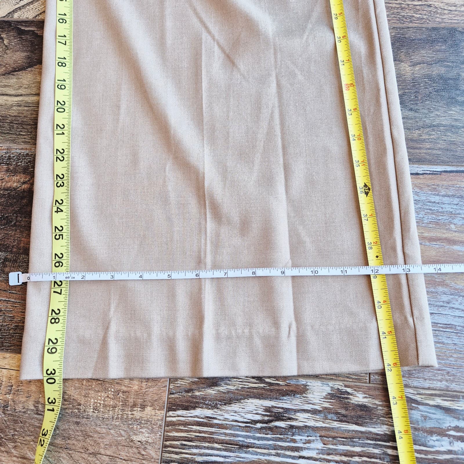 NWoT Madewell The Harlow Superwide-Leg Front Pleat Trouser Pocket Zip Beige Sz.4 - Thumbnail 14