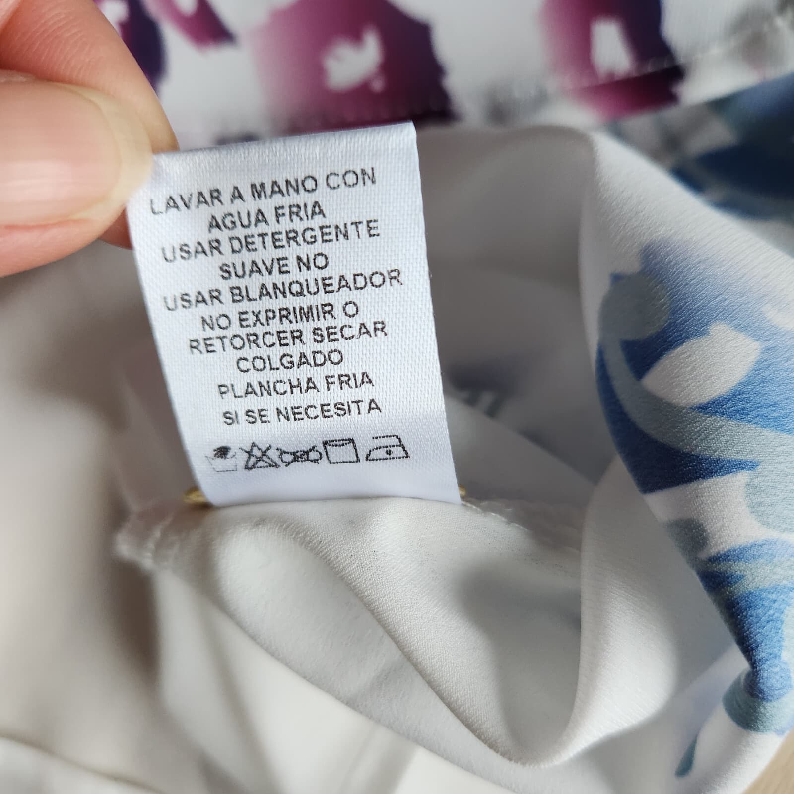 EUC ROPER Wear the West Floral Button Down Shirt Long Sleeve White Women Sz.L - Thumbnail 9