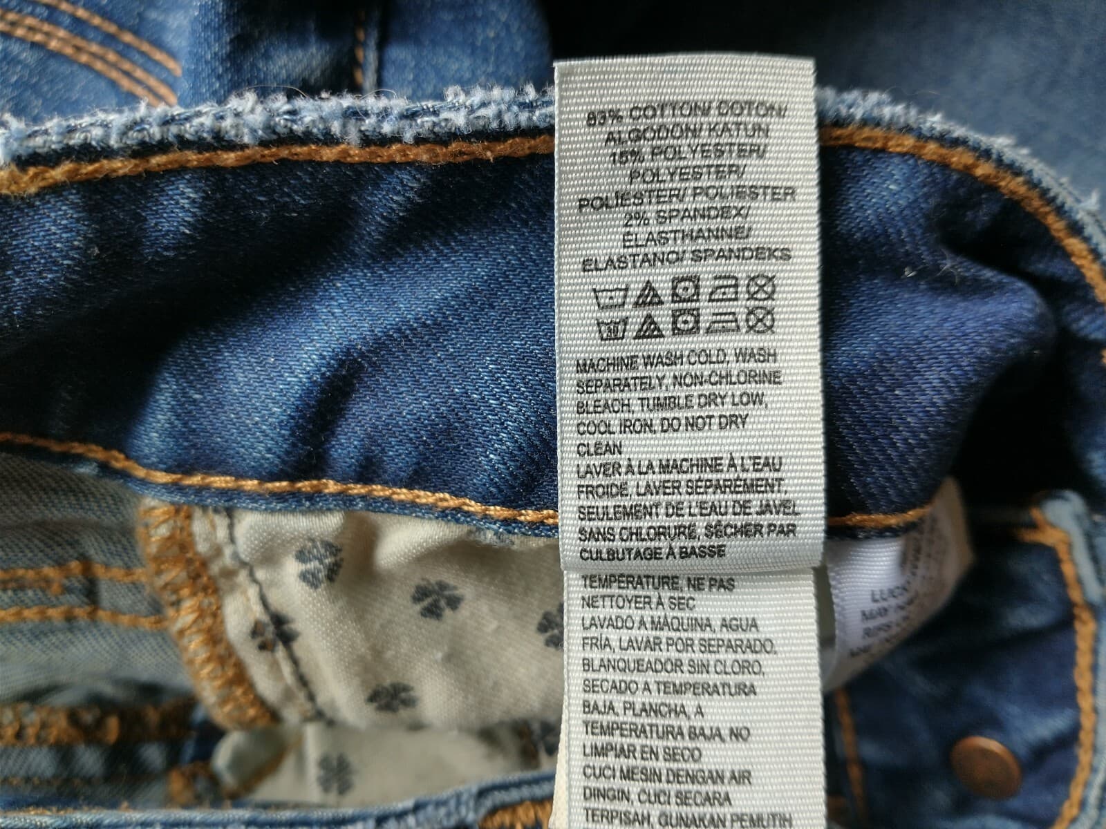 Lucky Brand Lolita Skinny Jeans Medium Wash Blue Women Sz.4/27 - Thumbnail 7