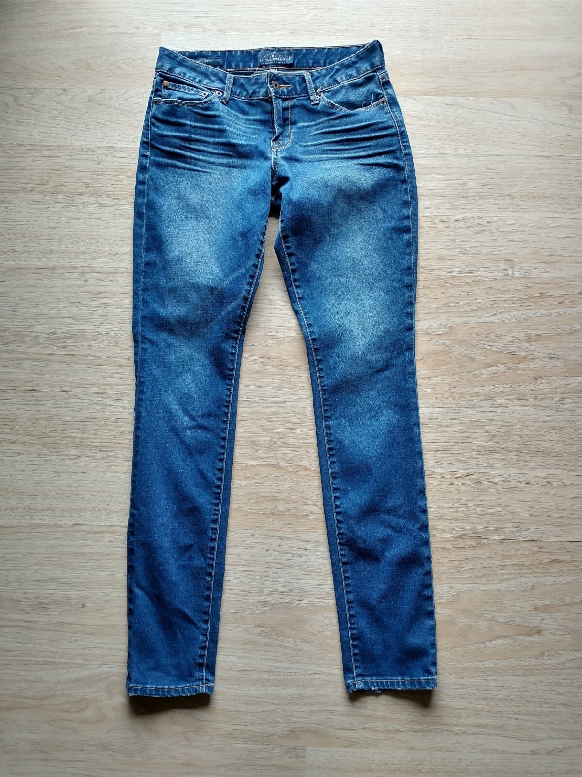 Lucky Brand Lolita Skinny Jeans Medium Wash Blue Women Sz.4/27 - Thumbnail 2