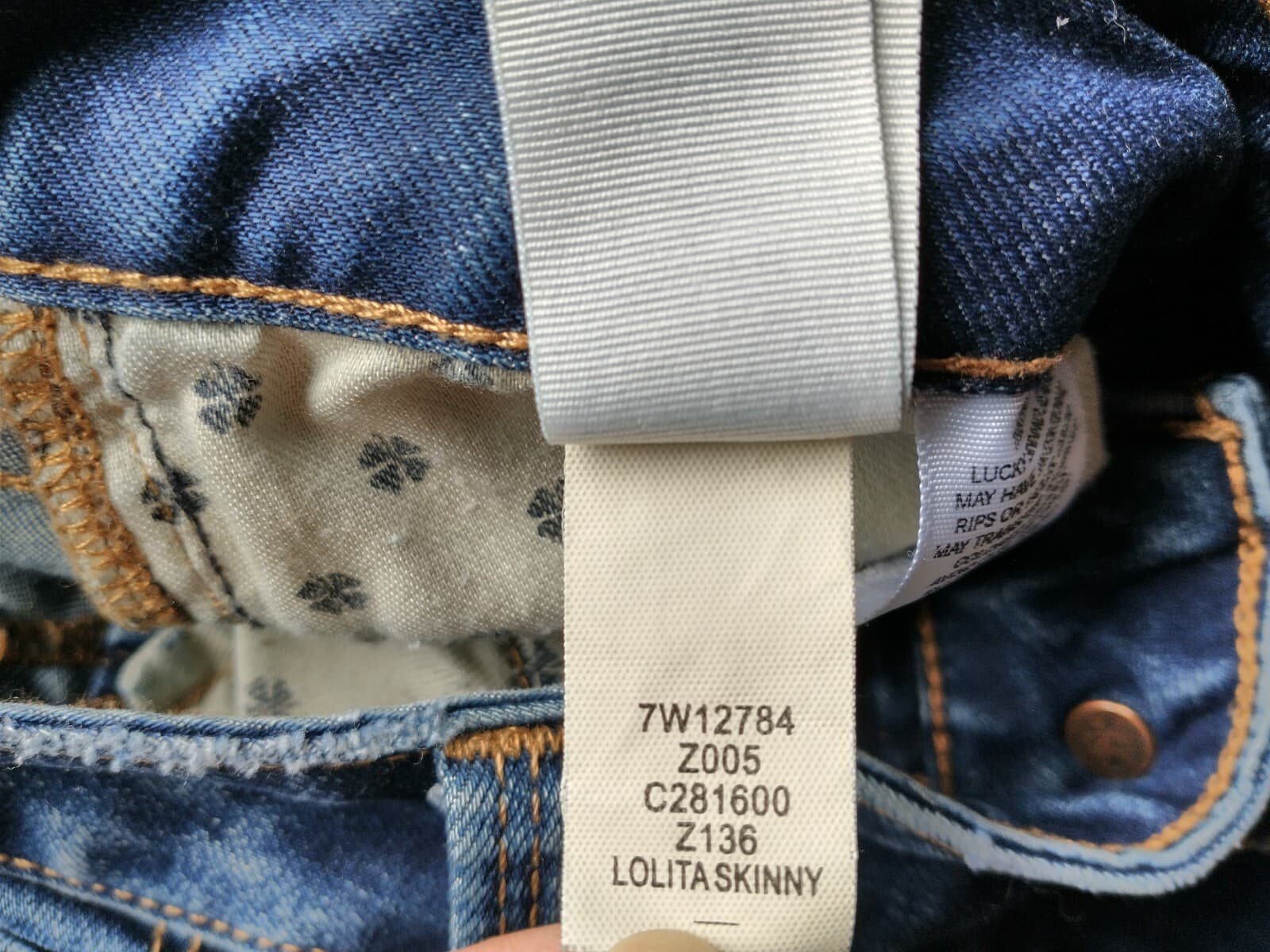 Lucky Brand Lolita Skinny Jeans Medium Wash Blue Women Sz.4/27 - Thumbnail 8
