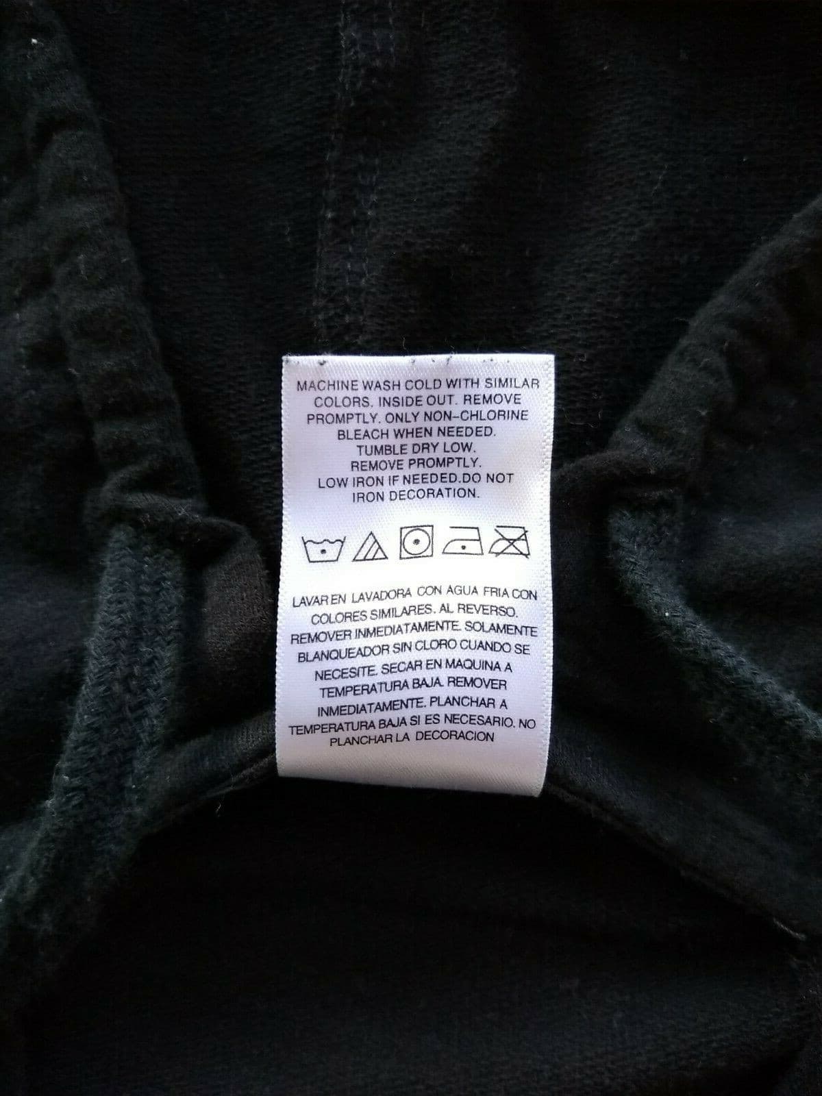 Disney Jerry Leigh Micky Juniors Sweatshirt Hoodie Long Sleeve Black Sz.XXXG-21 - Thumbnail 9