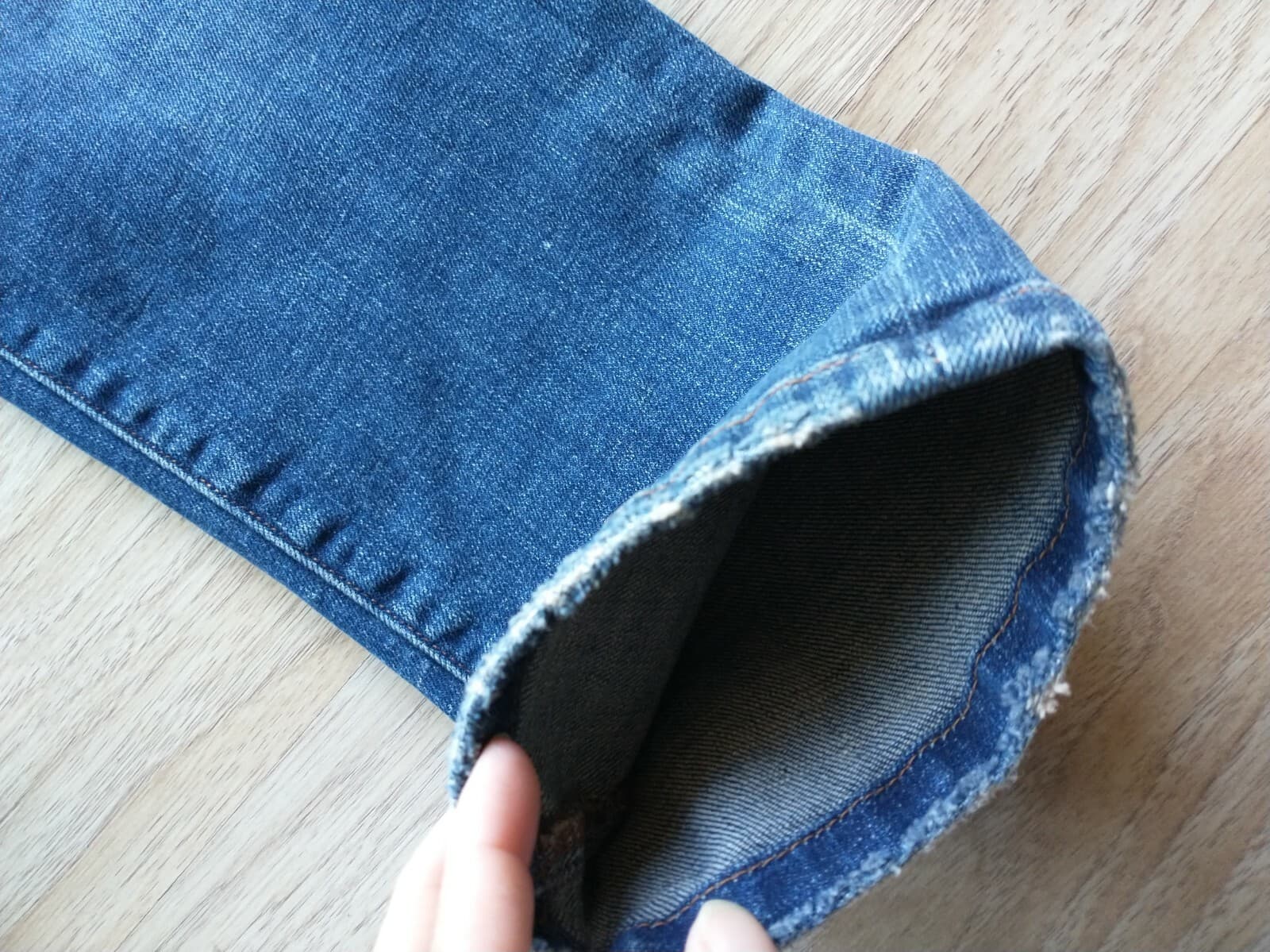 EILEEN FISHER Organic Cotton Blend Ankle Crop Jeans Medium Wash Blue Sz.0 - Thumbnail 6