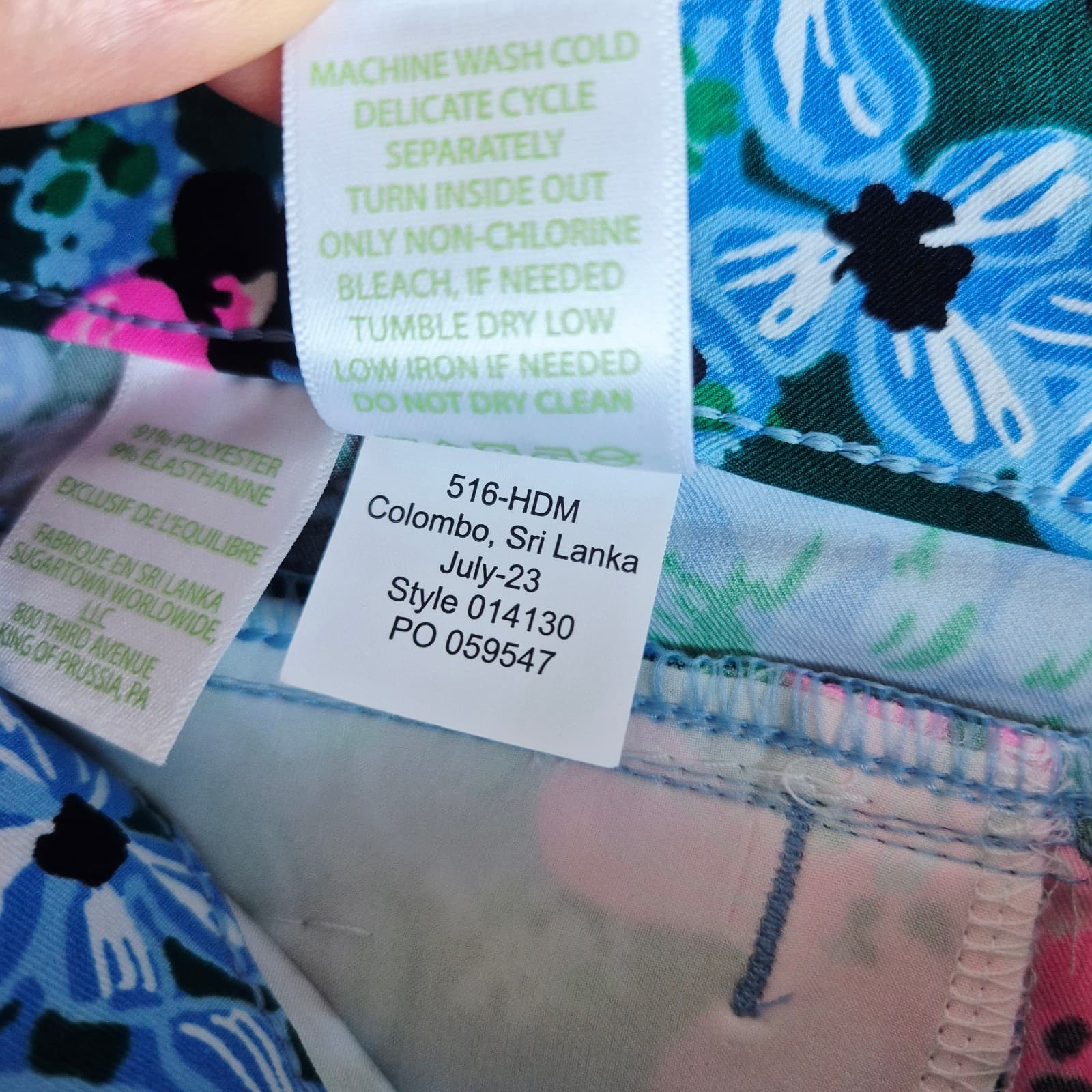 NWT Lilly Pulitzer Alston UPF 50+ Performance Pants Soiree All Day Golf Womens 8 - Thumbnail 10