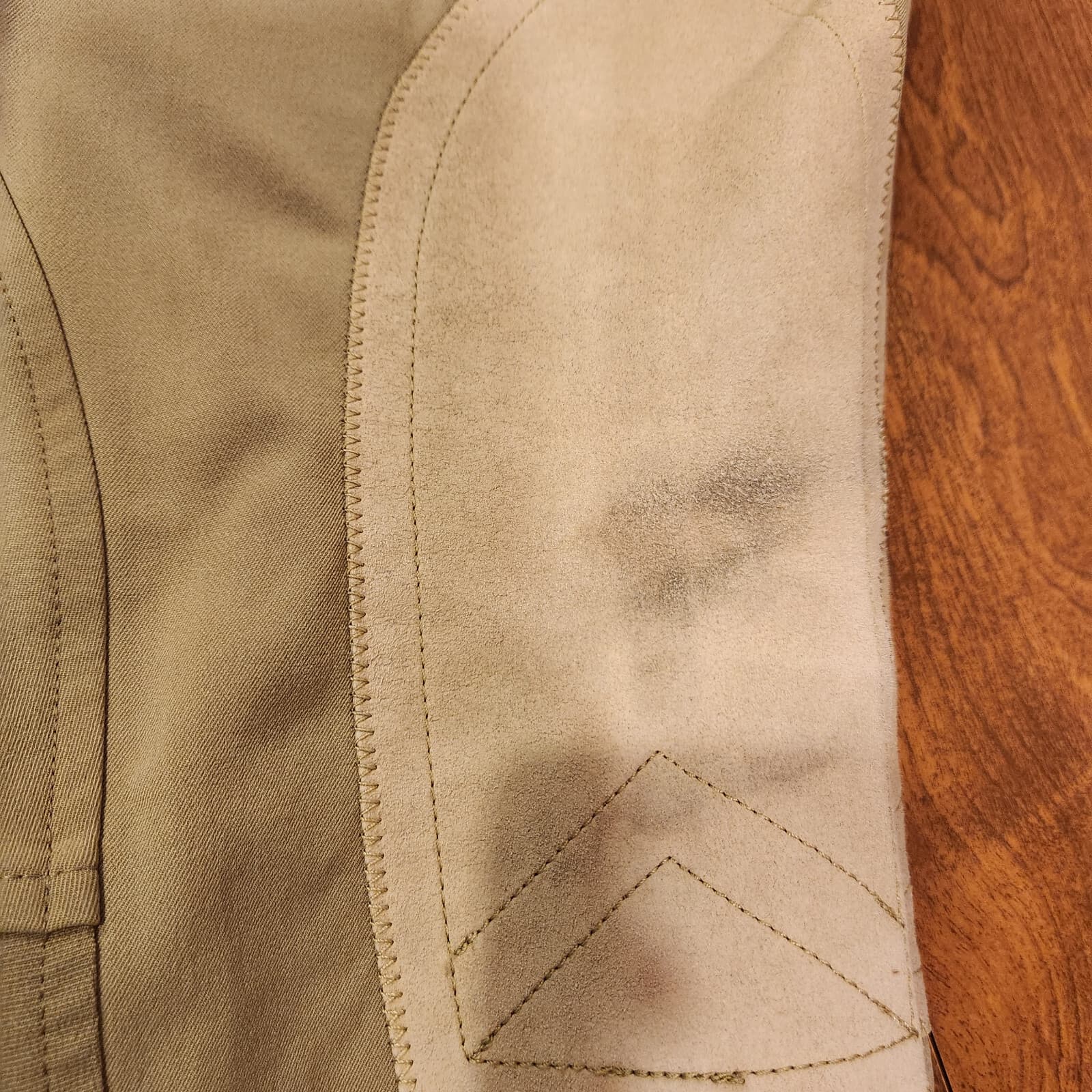 ARIAT Pro Series Circuit Breeches Equestrain Riding Pants Stretch Beige Women 28 - Thumbnail 9