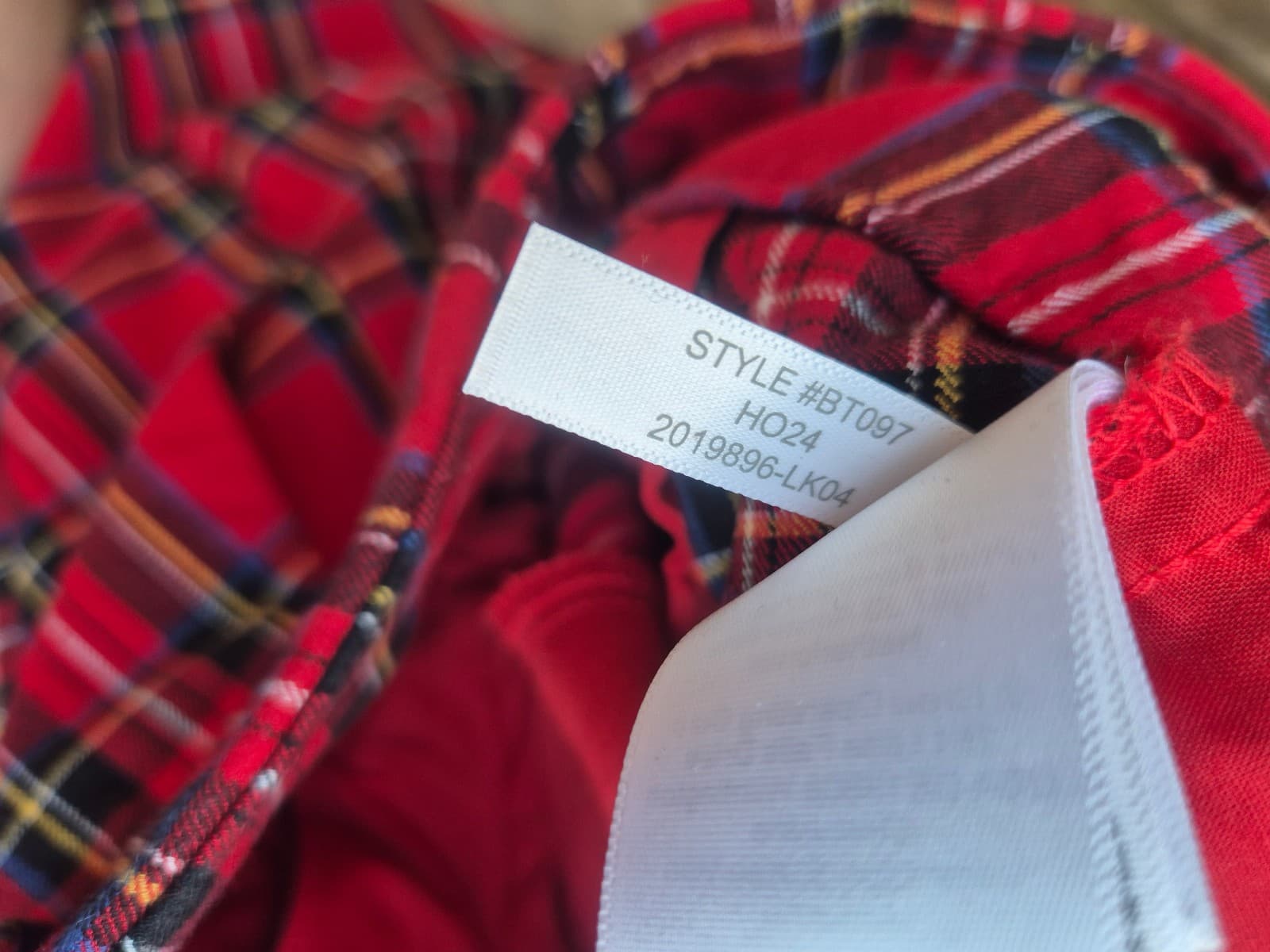 J.Crew Kallie Tartan Plaid Red Black Multi Cropped Straight Pants Womens 6 BT097 - Thumbnail 11