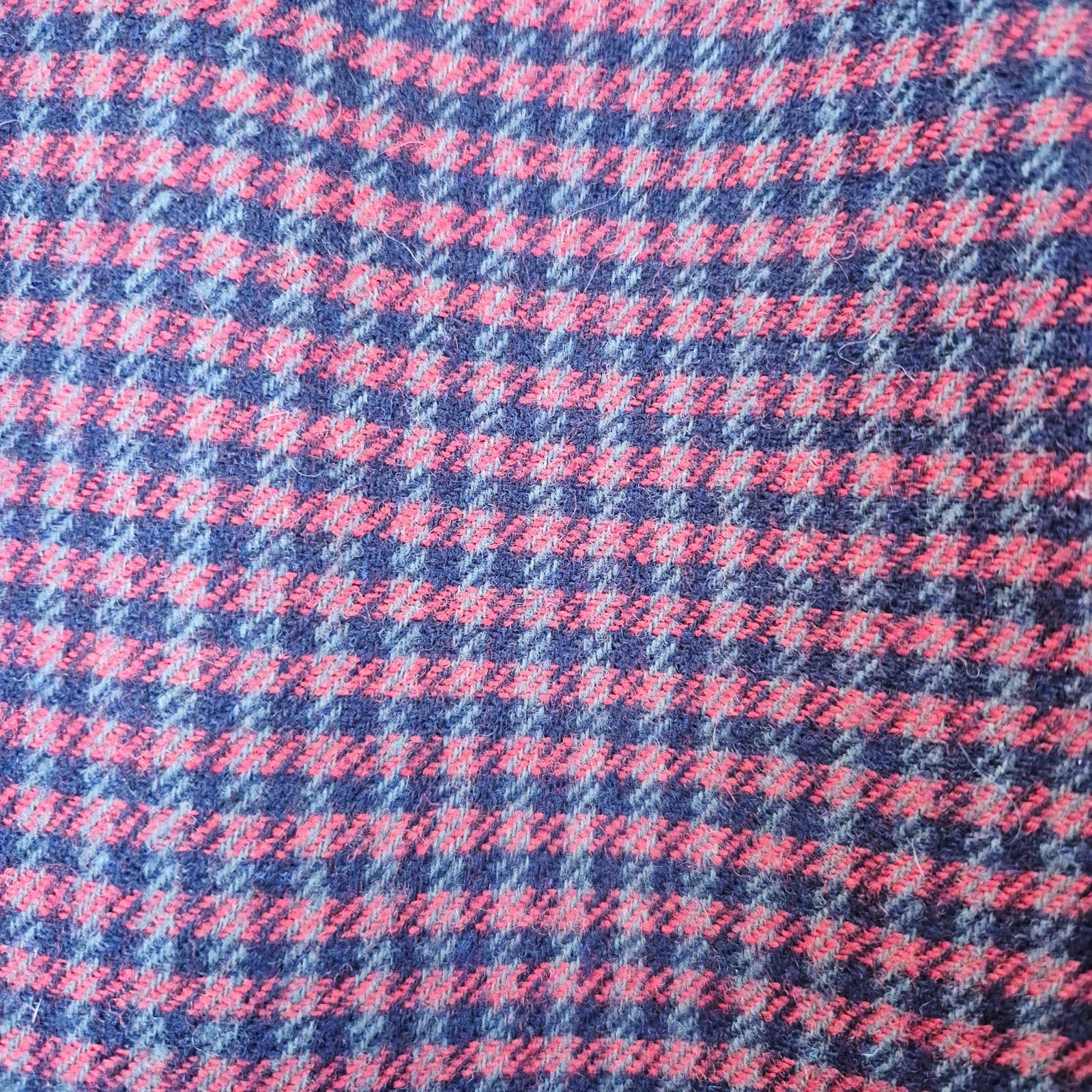 Vintage'70s Pendleton Made in USA Wool Shepherd's Plaid Pant Slim Lined Women 10 - Thumbnail 4