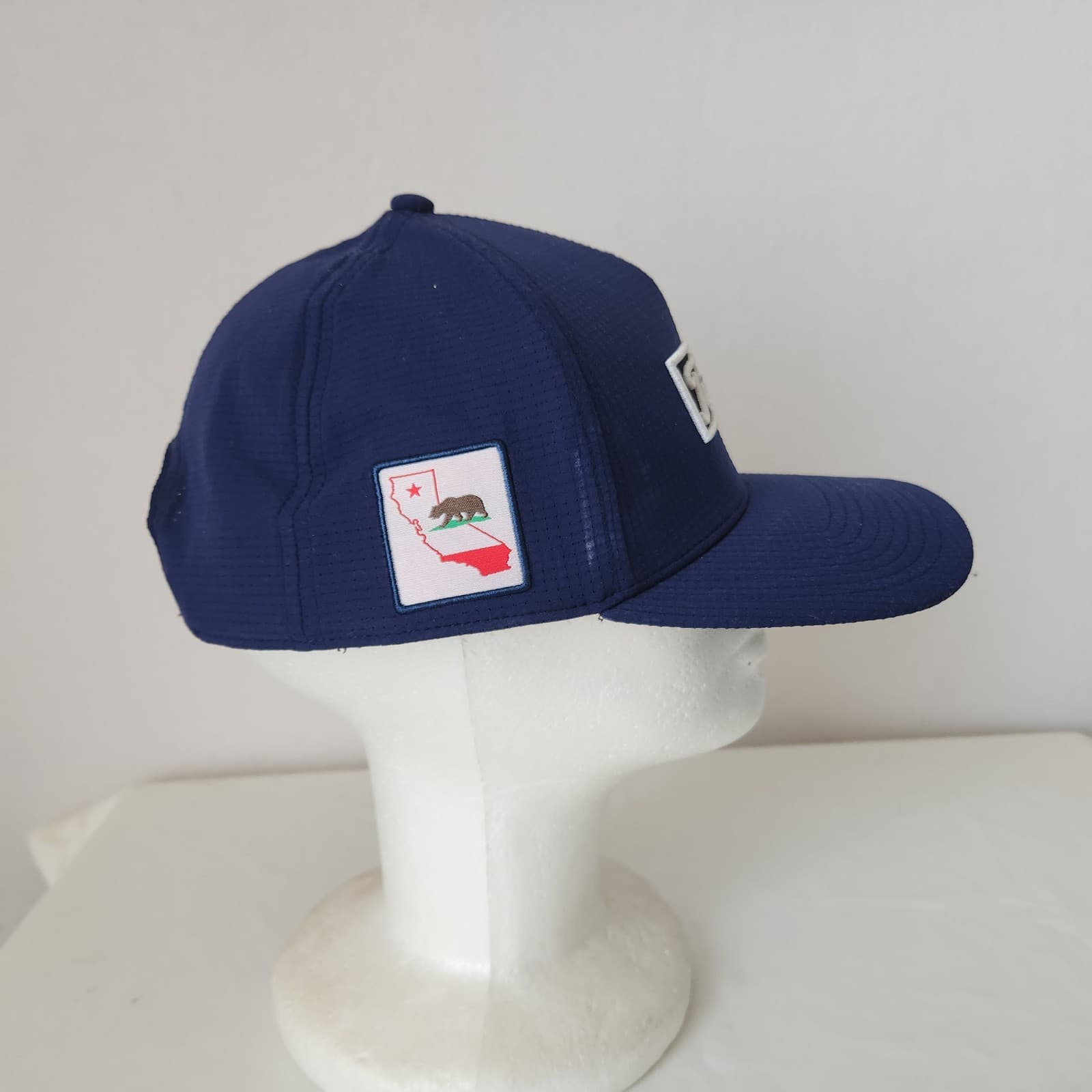 Titleist California State Flag Patch Golf Hat Cap Adjustable Snap Blue One Size - Thumbnail 4