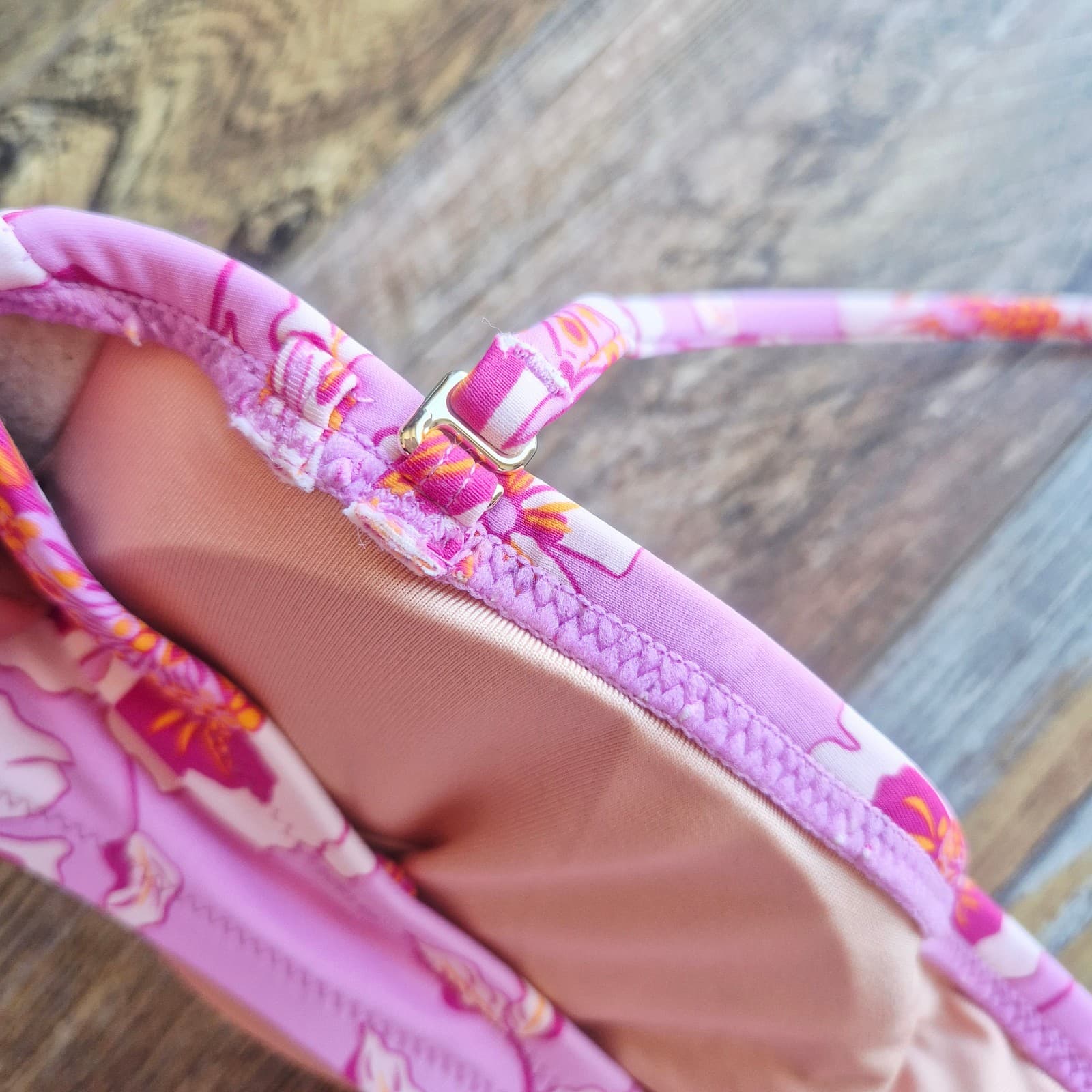 J.Crew 2-Piece Surf Hipster Bikini Swimsuit Halter Strap Climbing Floral Sz.XS - Thumbnail 7
