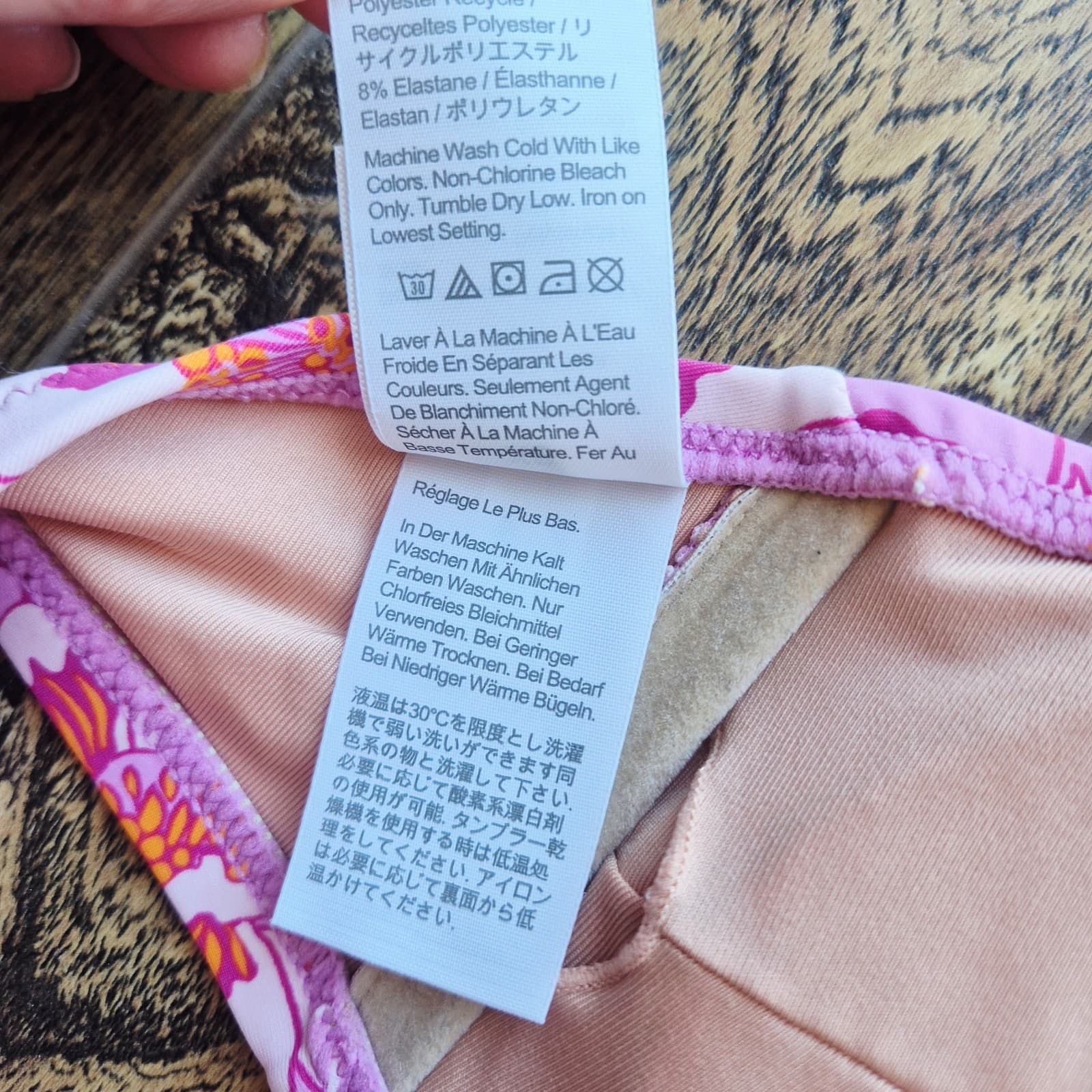 J.Crew 2-Piece Surf Hipster Bikini Swimsuit Halter Strap Climbing Floral Sz.XS - Thumbnail 12