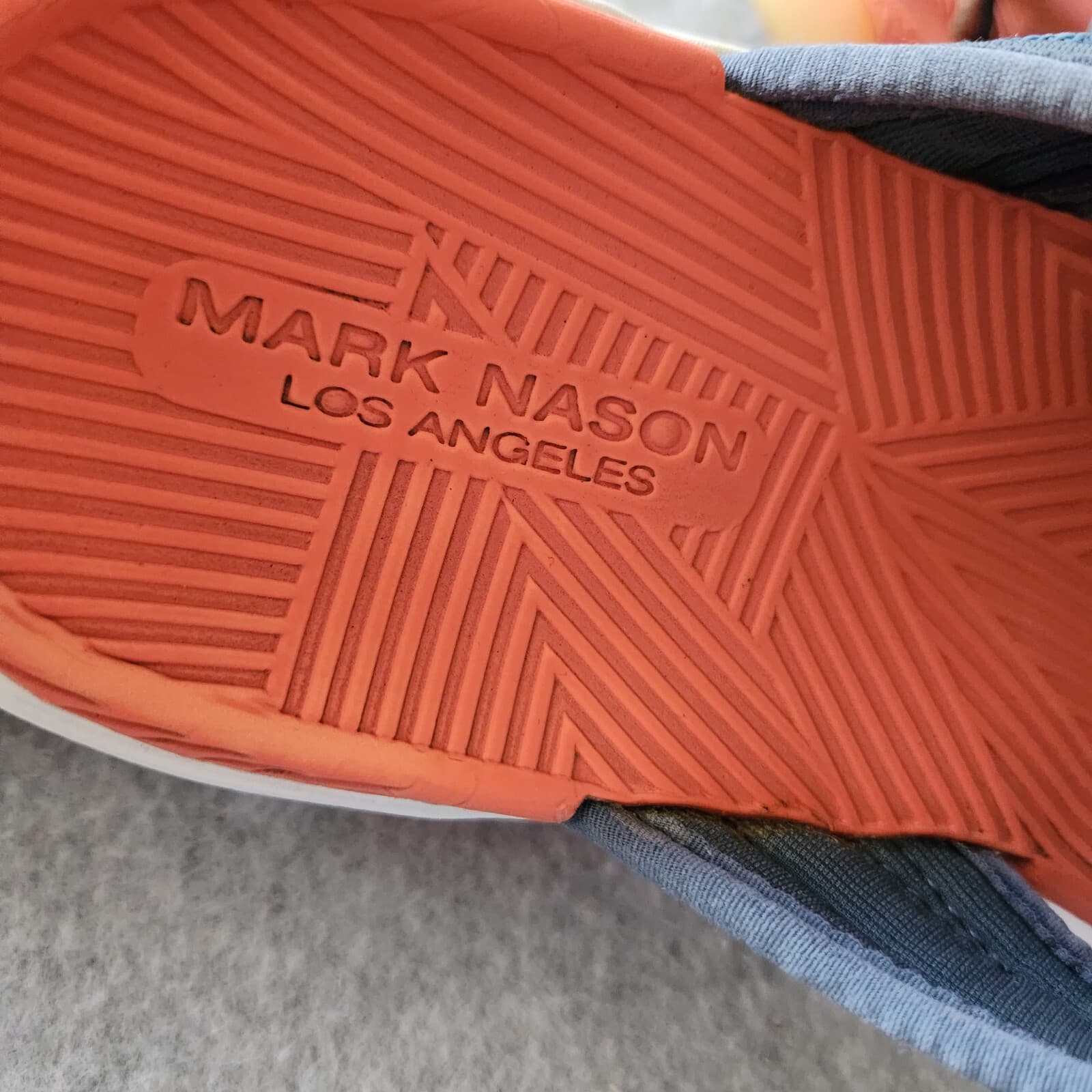 Mark Nason Modern Jogger 2.0 Wedge Sandals Cushion Comfort Orange Blue Women's 9 - Thumbnail 13