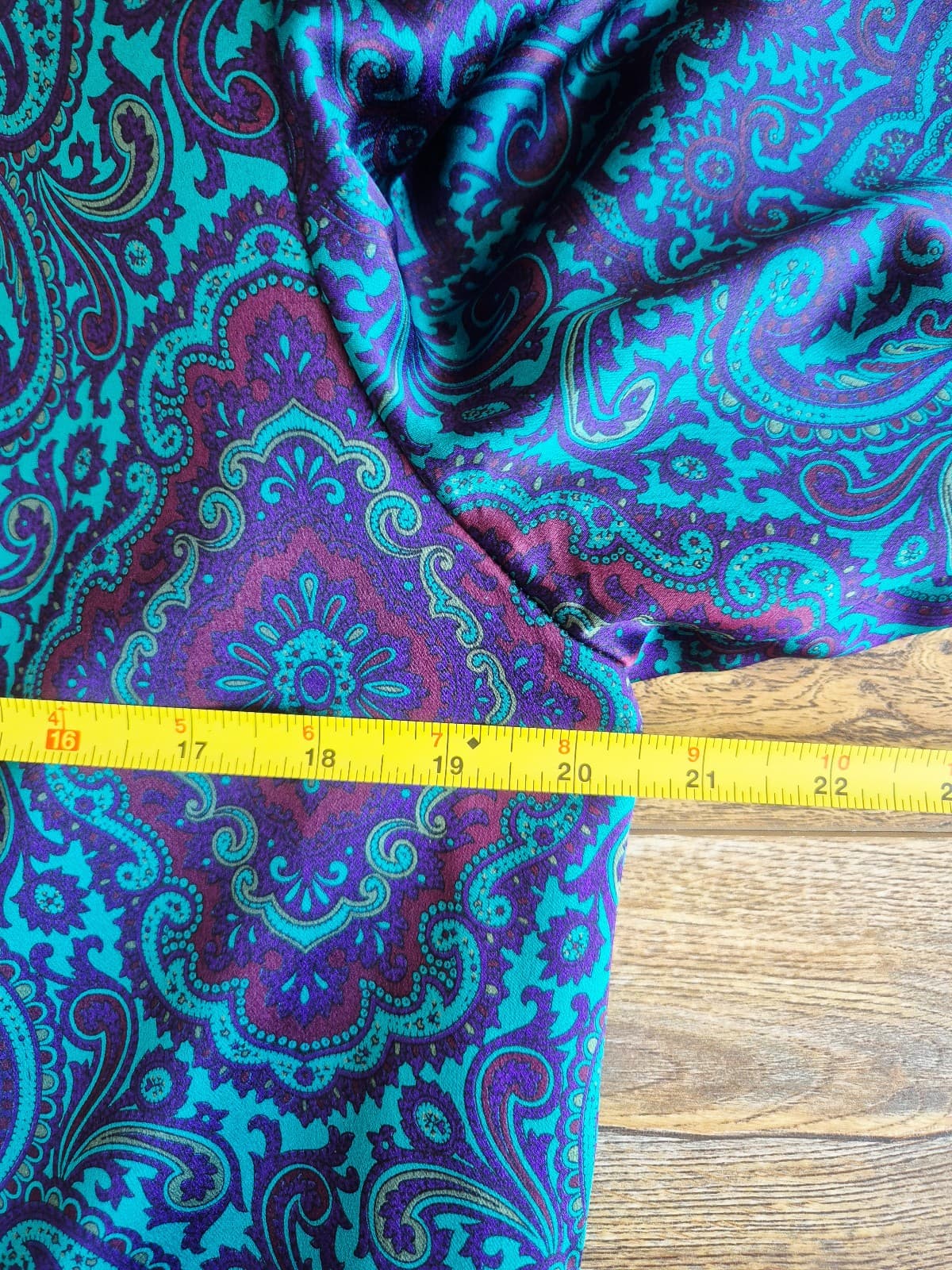 Vintage Linda Allard Ellen Tracy Silk Paisley Tailored Relax Blazer Green Size 4 - Thumbnail 8