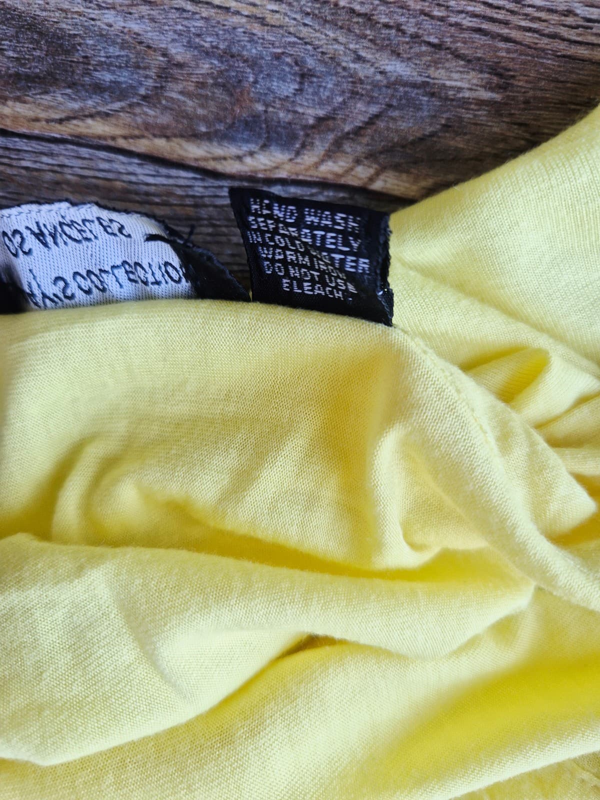Lakhay's Collection Made in Nepal Floral Wrap Skirt Knit Viscose Yellow One Size - Thumbnail 7