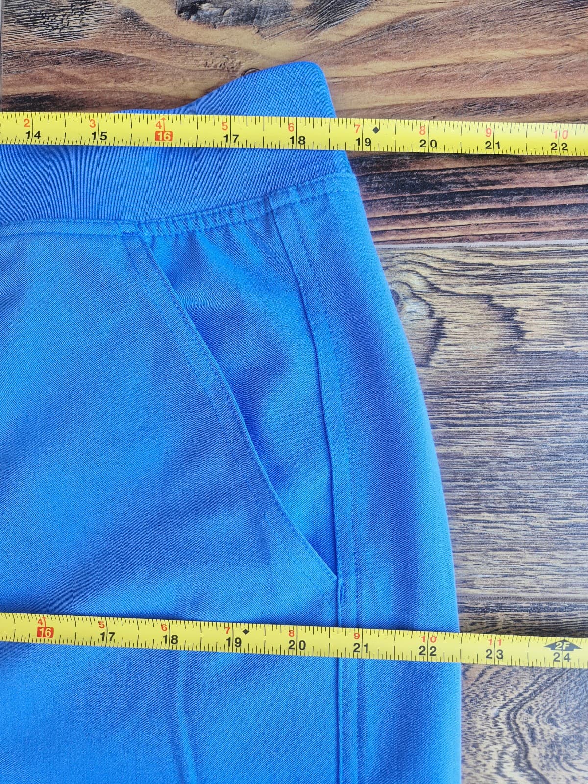 NEW FIGS Axim Straight-Leg Cargo Scrub Pants Pull-On 7-Pocket Ceil Blue Men's XL - Thumbnail 11