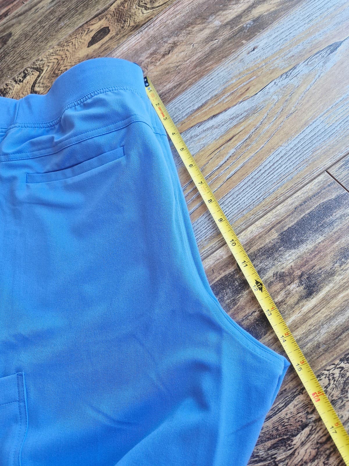 NEW FIGS Axim Straight-Leg Cargo Scrub Pants Pull-On 7-Pocket Ceil Blue Men's XL - Thumbnail 13