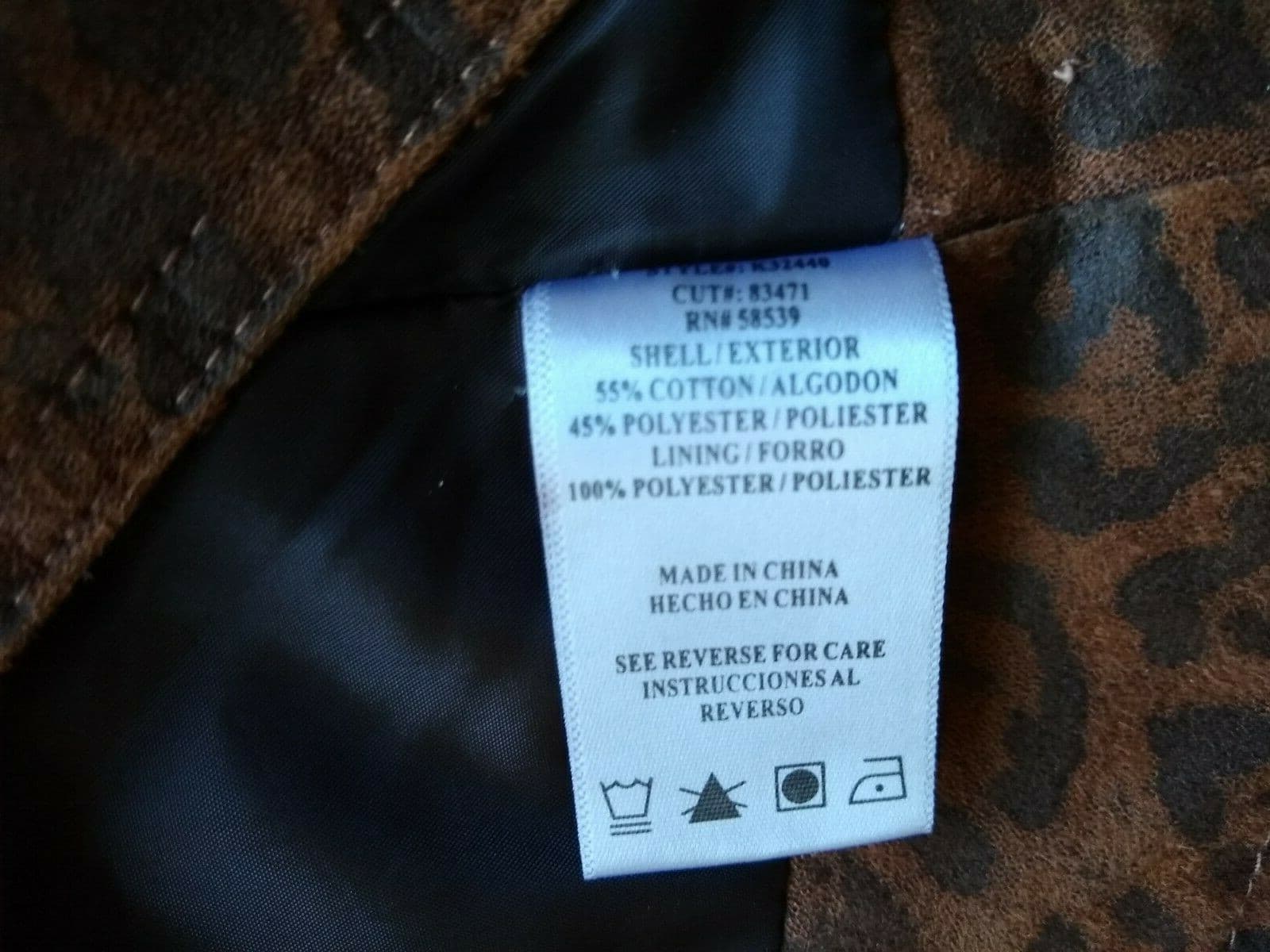 KUT from the Kloth Faux Suede Jacket Leopard Print Zip Pockets Sz.M - Thumbnail 12