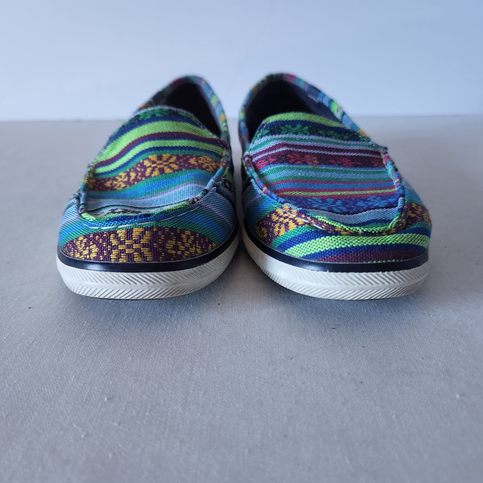 Keds Tribal Canvas Slip-On Flat Shoes Cushioned Insole Multicolor Women US6.5 - Thumbnail 5