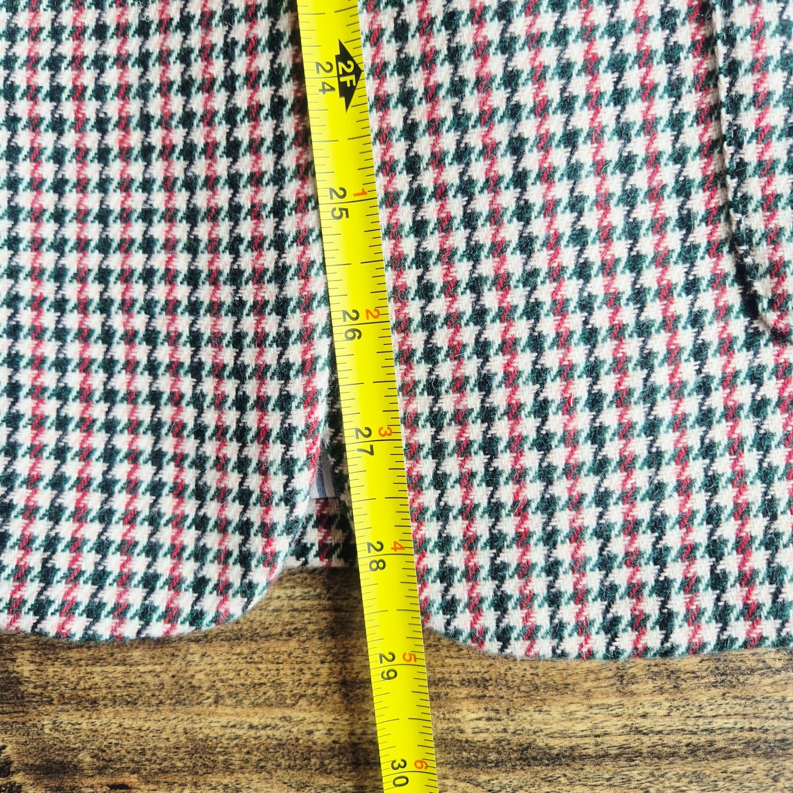 NWT J.Crew Lanificio Nello Gori Italian Wool Houndstooth Boyfriend Blazer Size 8 - Thumbnail 16