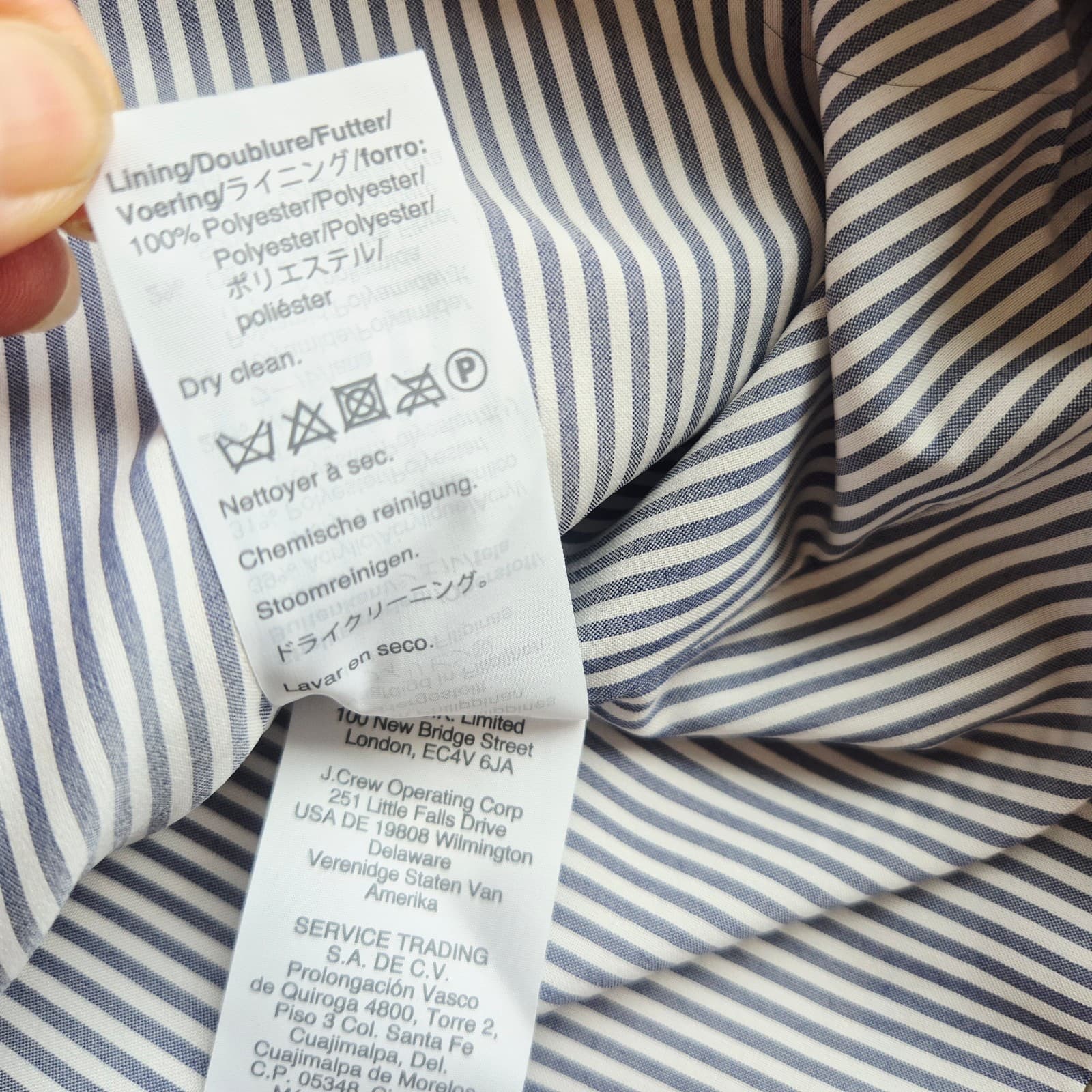 NWT J.Crew Lanificio Nello Gori Italian Wool Houndstooth Boyfriend Blazer Size 8 - Thumbnail 13