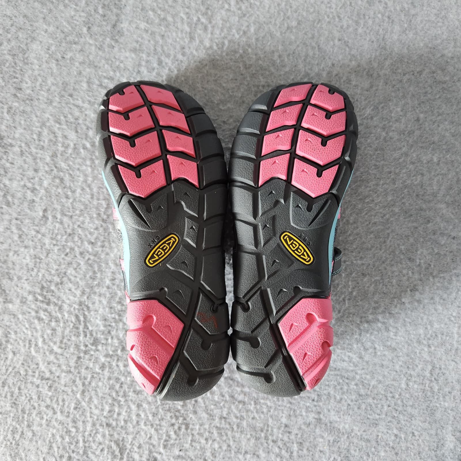 KEEN Monica Mary Jane Walking Sport Shoes Contoured Arch Grey-Pink Kids EU38 US5 - Thumbnail 9