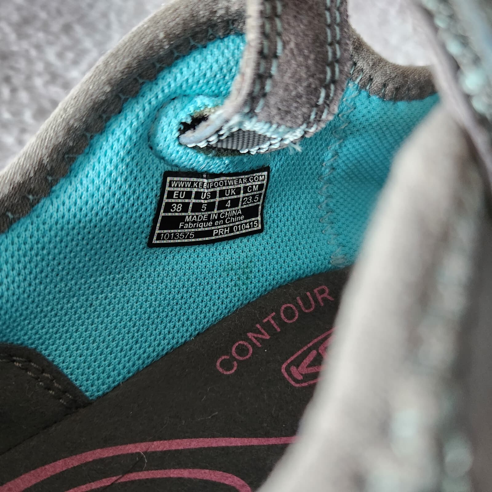 KEEN Monica Mary Jane Walking Sport Shoes Contoured Arch Grey-Pink Kids EU38 US5 - Thumbnail 12