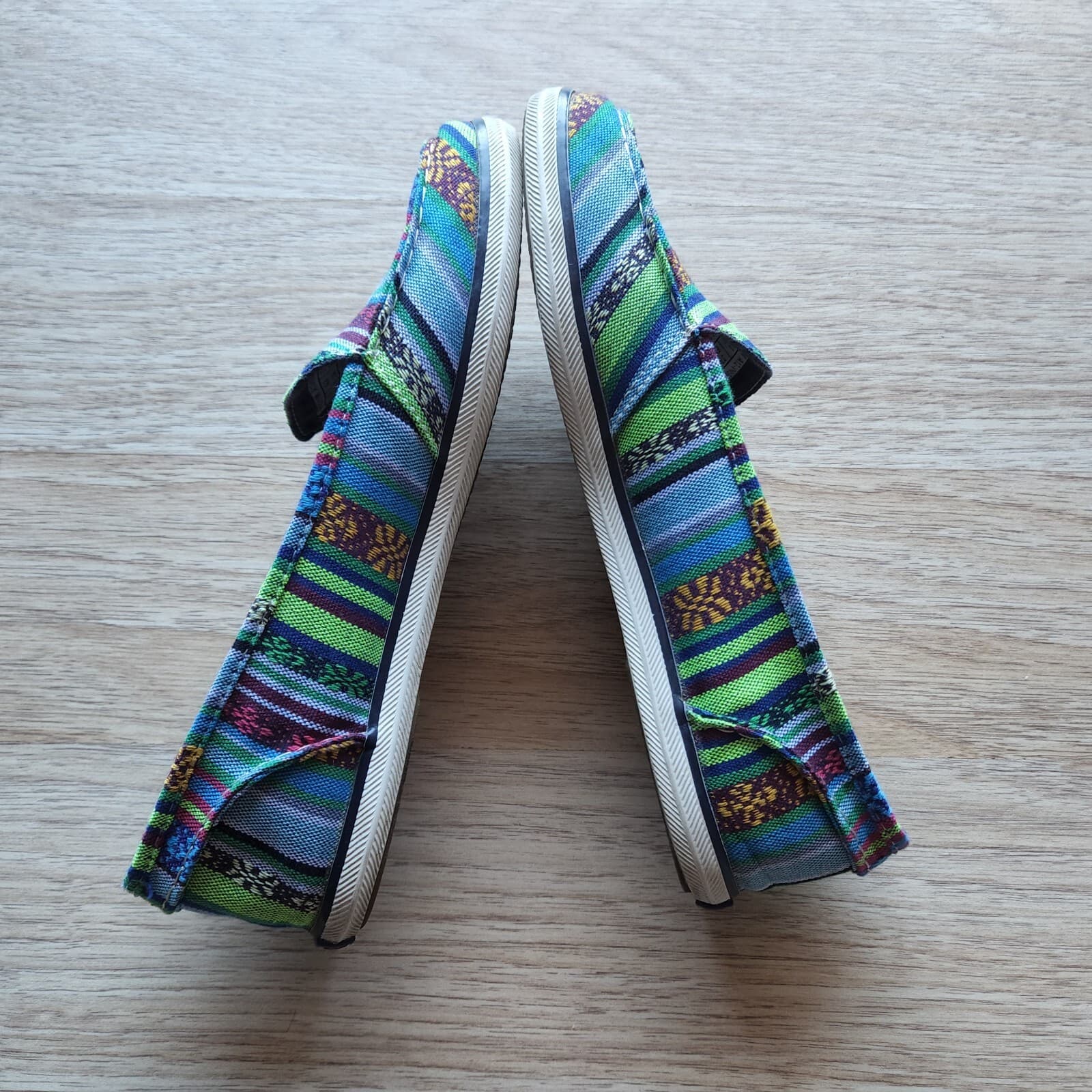 Keds Tribal Canvas Slip-On Flat Shoes Cushioned Insole Multicolor Women US6.5 - Thumbnail 8
