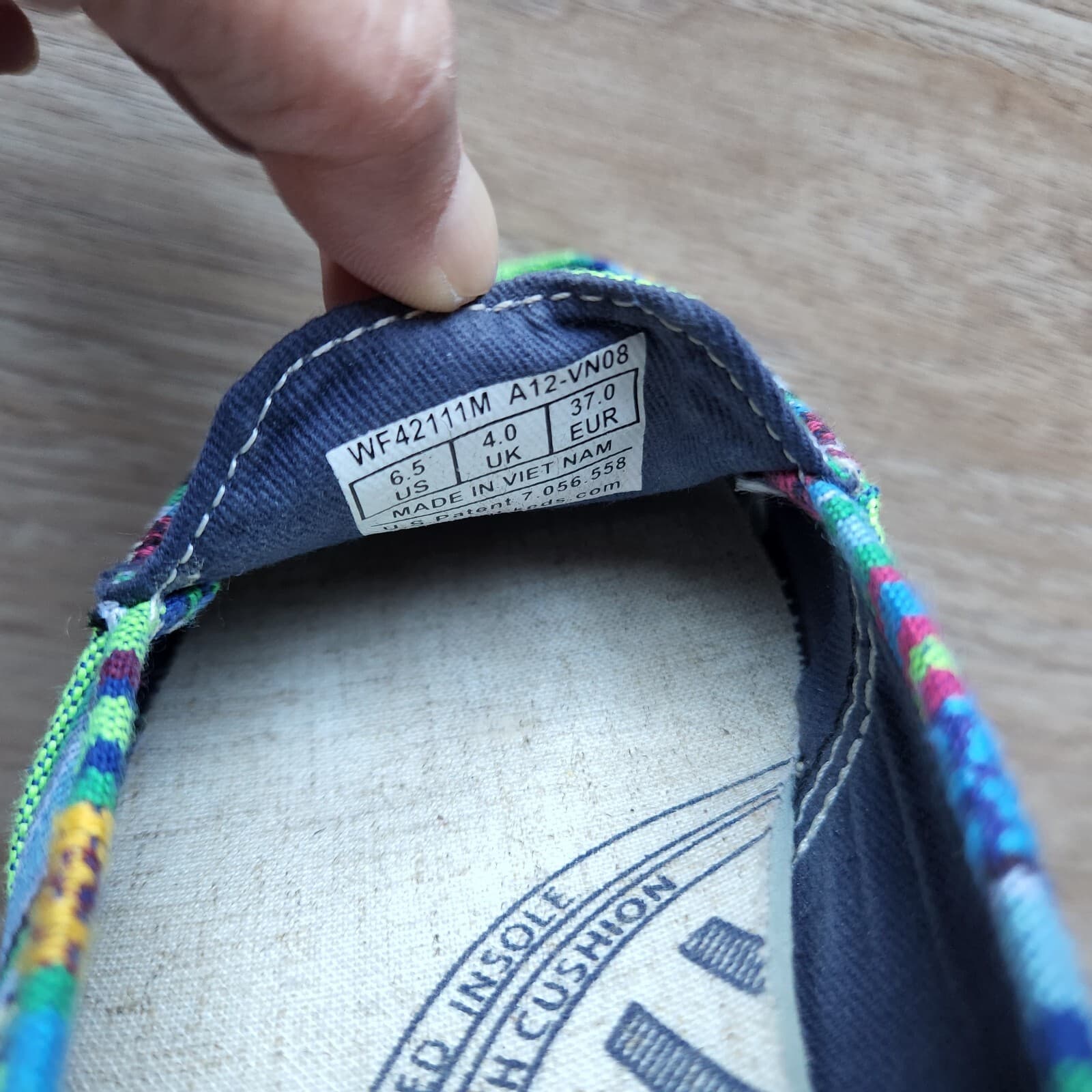 Keds Tribal Canvas Slip-On Flat Shoes Cushioned Insole Multicolor Women US6.5 - Thumbnail 12