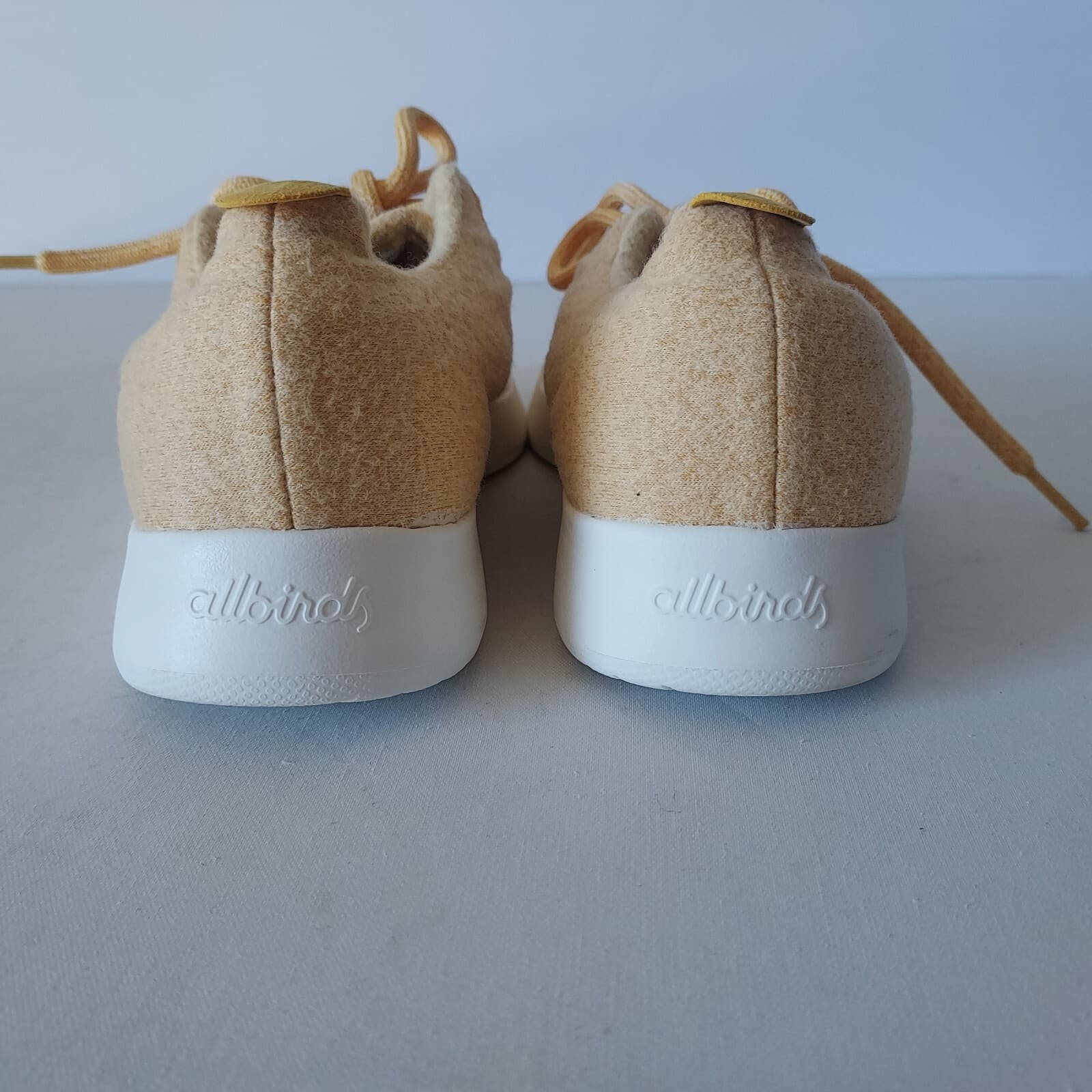 Allbirds Merino Wool Runners Running Shoes Sneakers Lace-Up Yellow Women US7 - Thumbnail 7