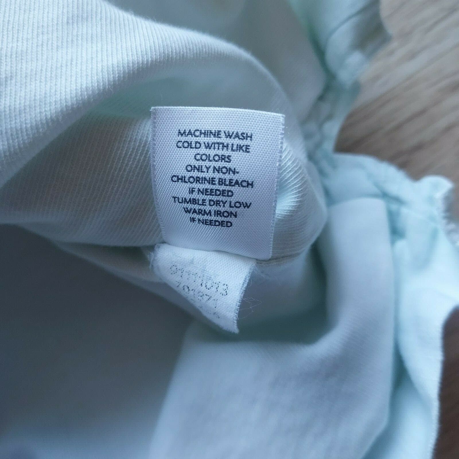 J.Jill 100% Linen Knit Lined Top Pullover Long Sleeve 1/4 Button Mint Green XS - Thumbnail 10