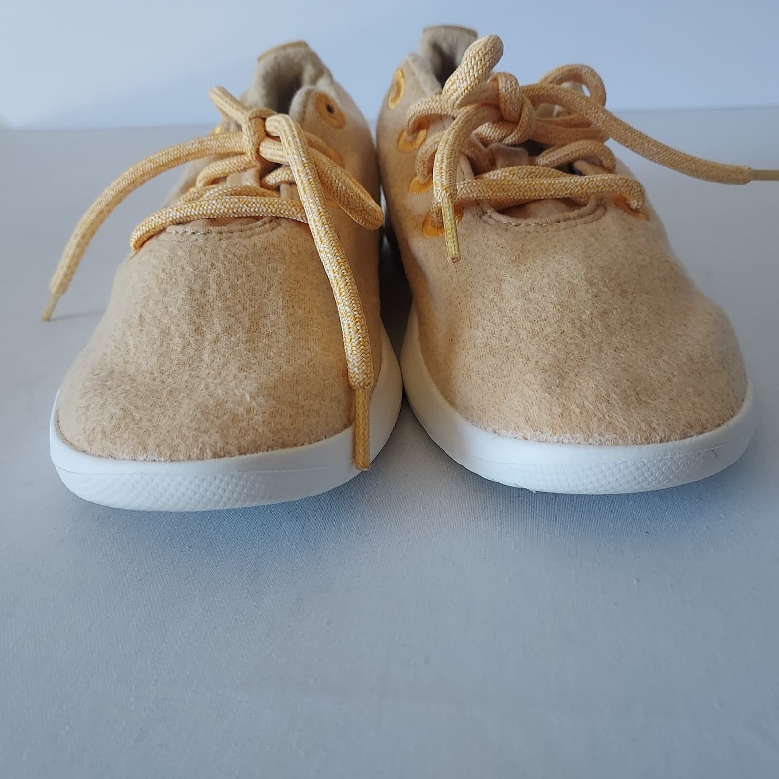 Allbirds Merino Wool Runners Running Shoes Sneakers Lace-Up Yellow Women US7 - Thumbnail 8