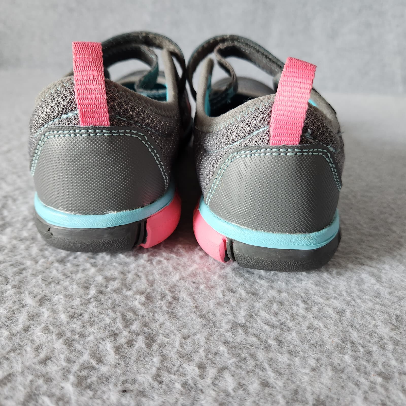 KEEN Monica Mary Jane Walking Sport Shoes Contoured Arch Grey-Pink Kids EU38 US5 - Thumbnail 10