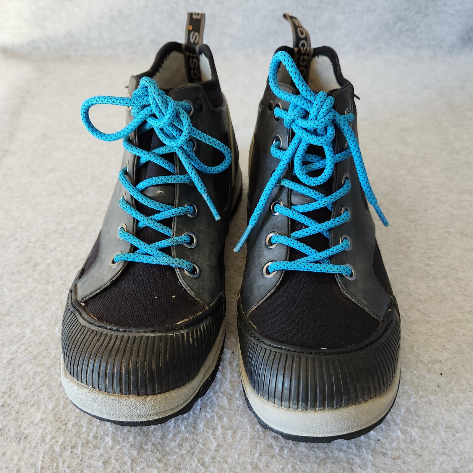 BOGS Jamison Rubber Ankle Rain Boots Lace-Up Black Women's US10 - Thumbnail 10