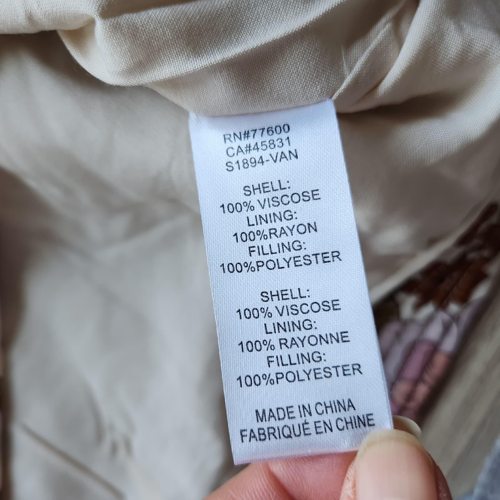 NWT Salt Water Luxe Garden at Dawn Floral Quilted Jacket Snap Pocket Sz.XL $128 - Thumbnail 12