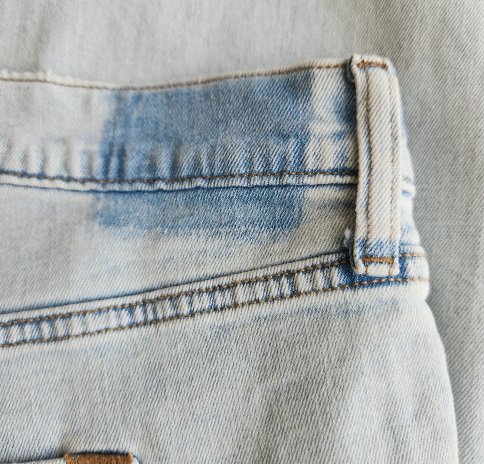 NWT Abercrombie & Fitch Curve Love Slim Straight Ultra High Rise Jean Split 36 - Thumbnail 8