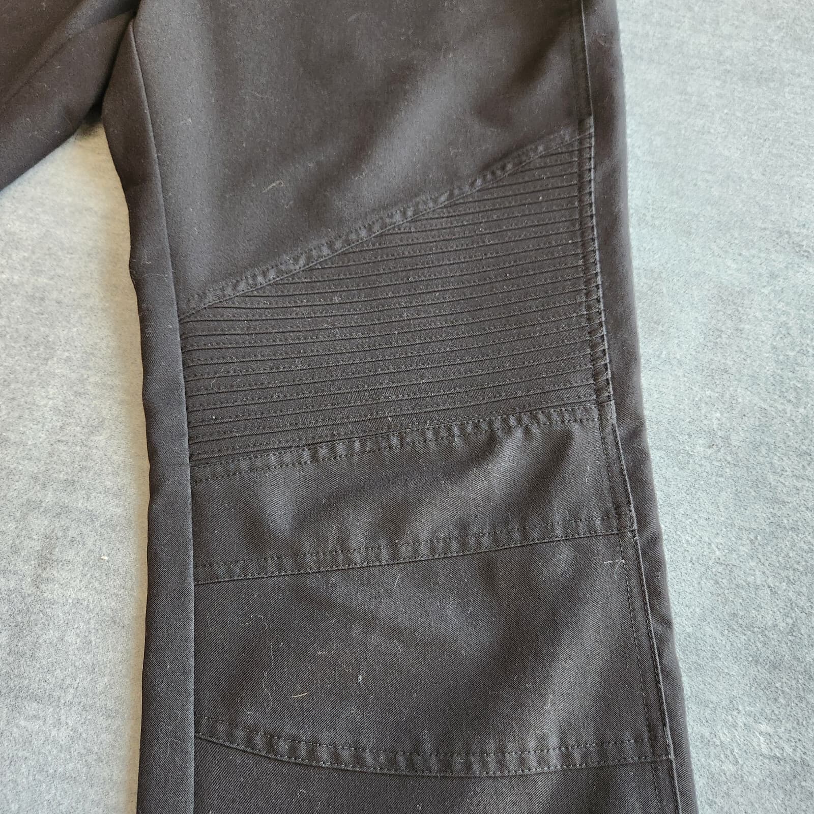 FIGS Technical Collcection Kanye Moto Scrub Pants Slim Fit Pull-On Black Women M - Thumbnail 7